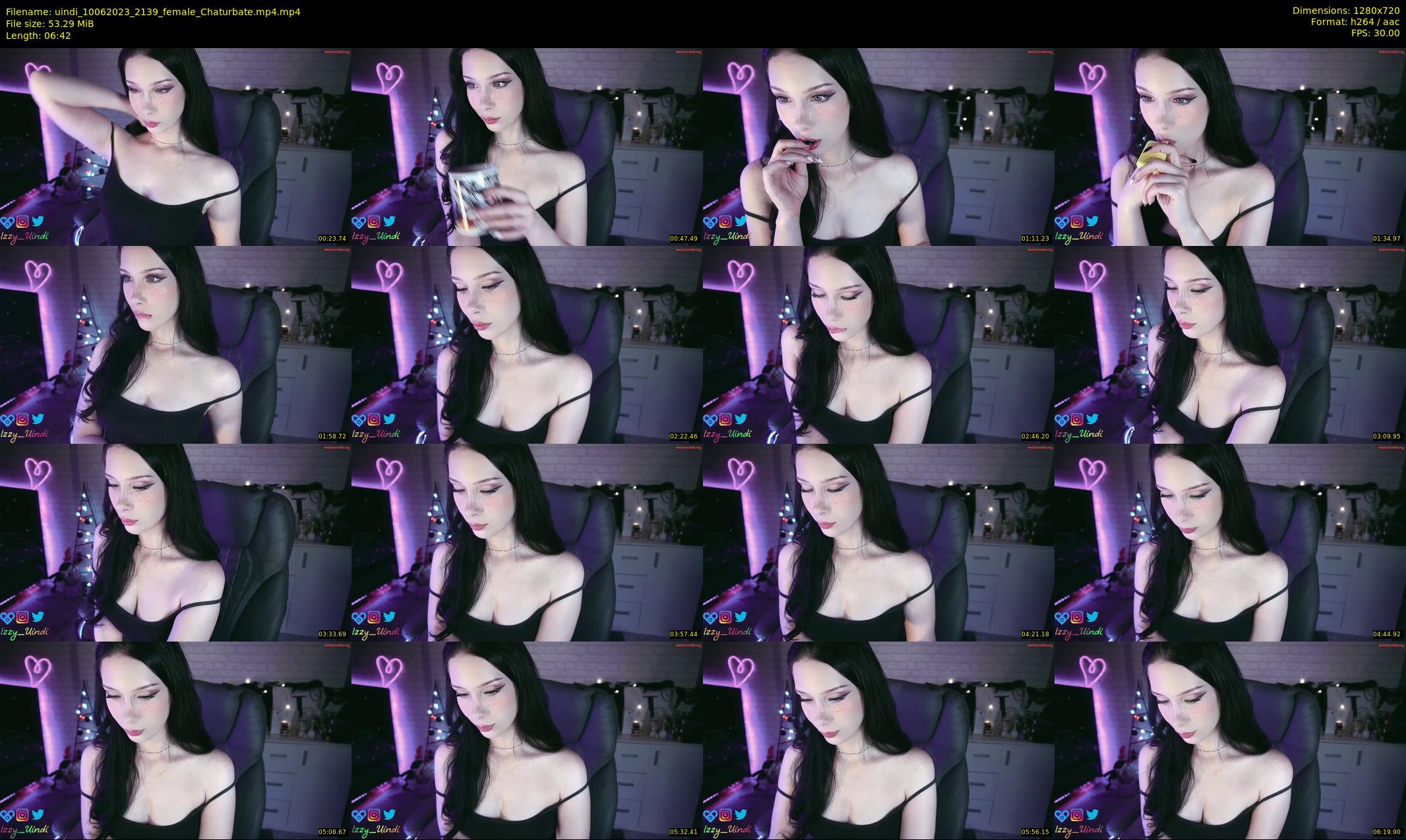 uindi — 7 minute Chaturbate female cam show recording, 720p, Jun 10, 2023