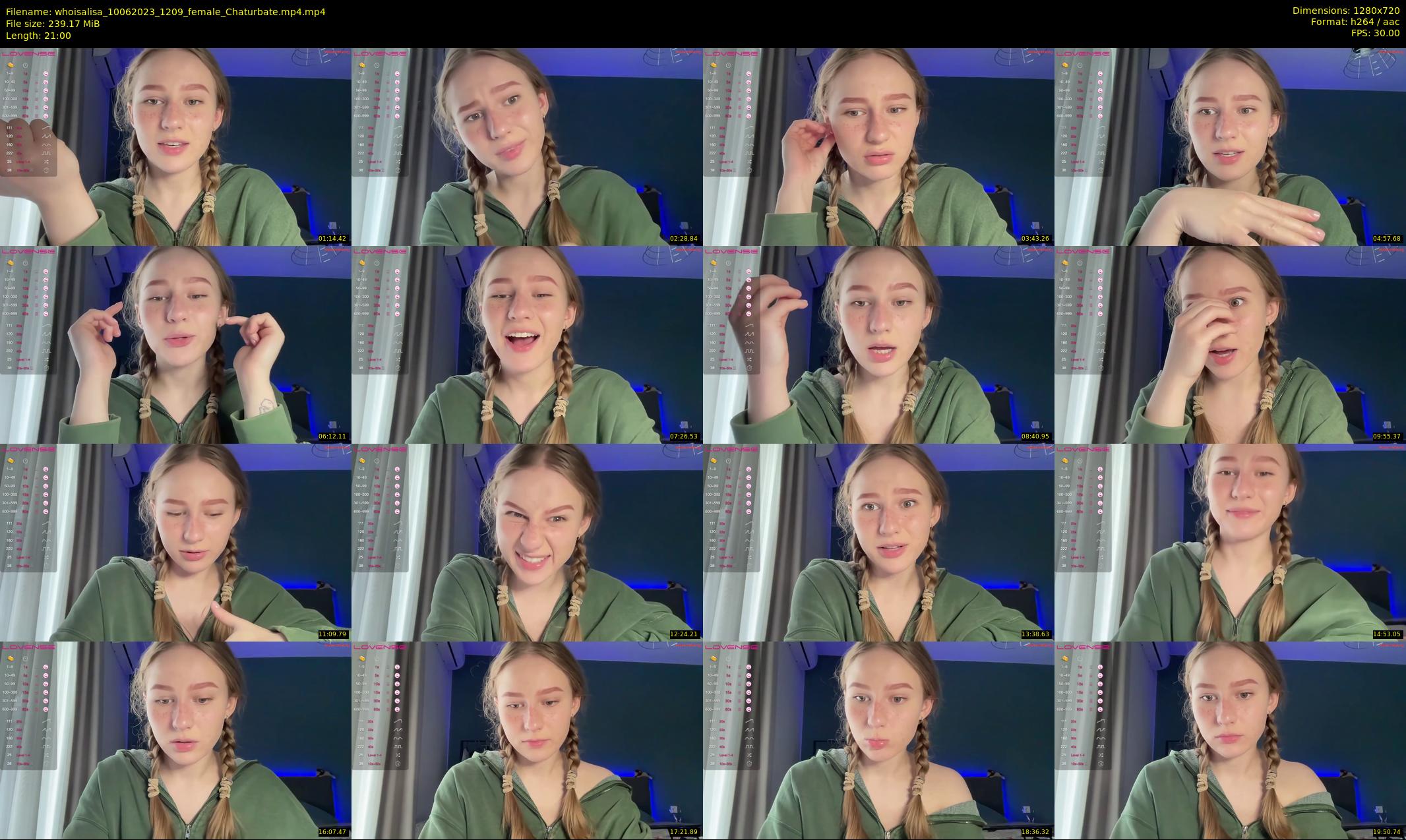 whoisalisa — 21 minute Chaturbate female cam show recording, 720p, Jun 10, 2023