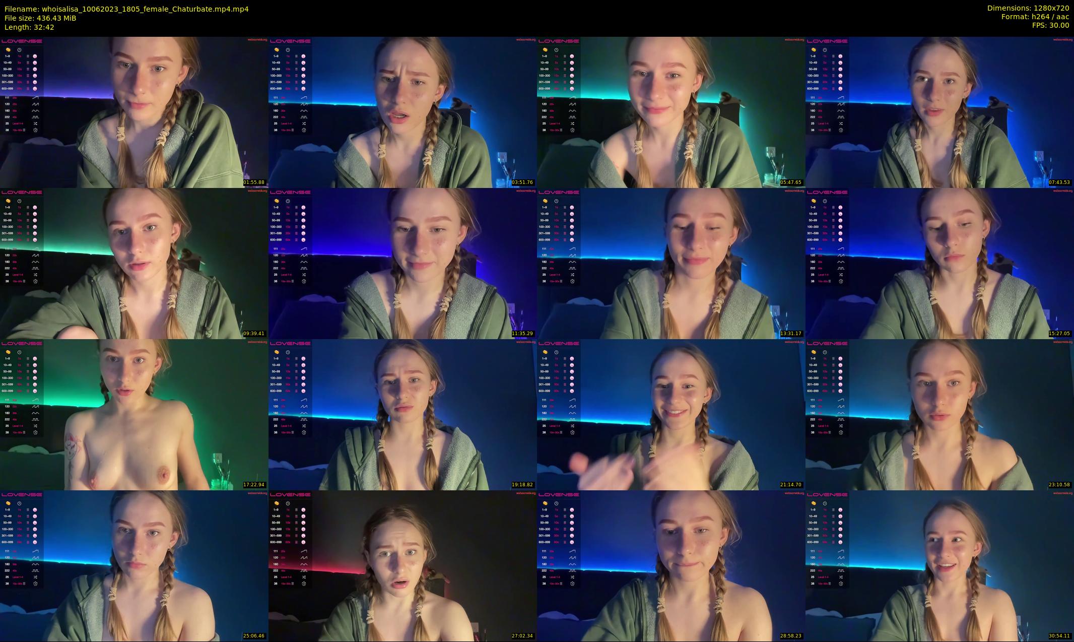 whoisalisa — 33 minute Chaturbate female cam show recording, 720p, Jun 10, 2023