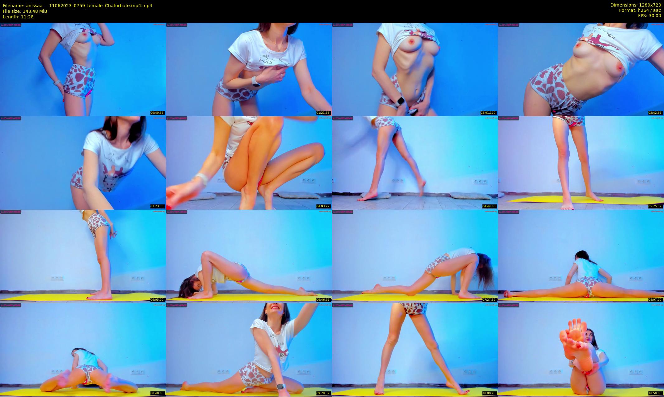 anissaa__ — 12 minute Chaturbate female cam show recording, 720p, Jun 11, 2023