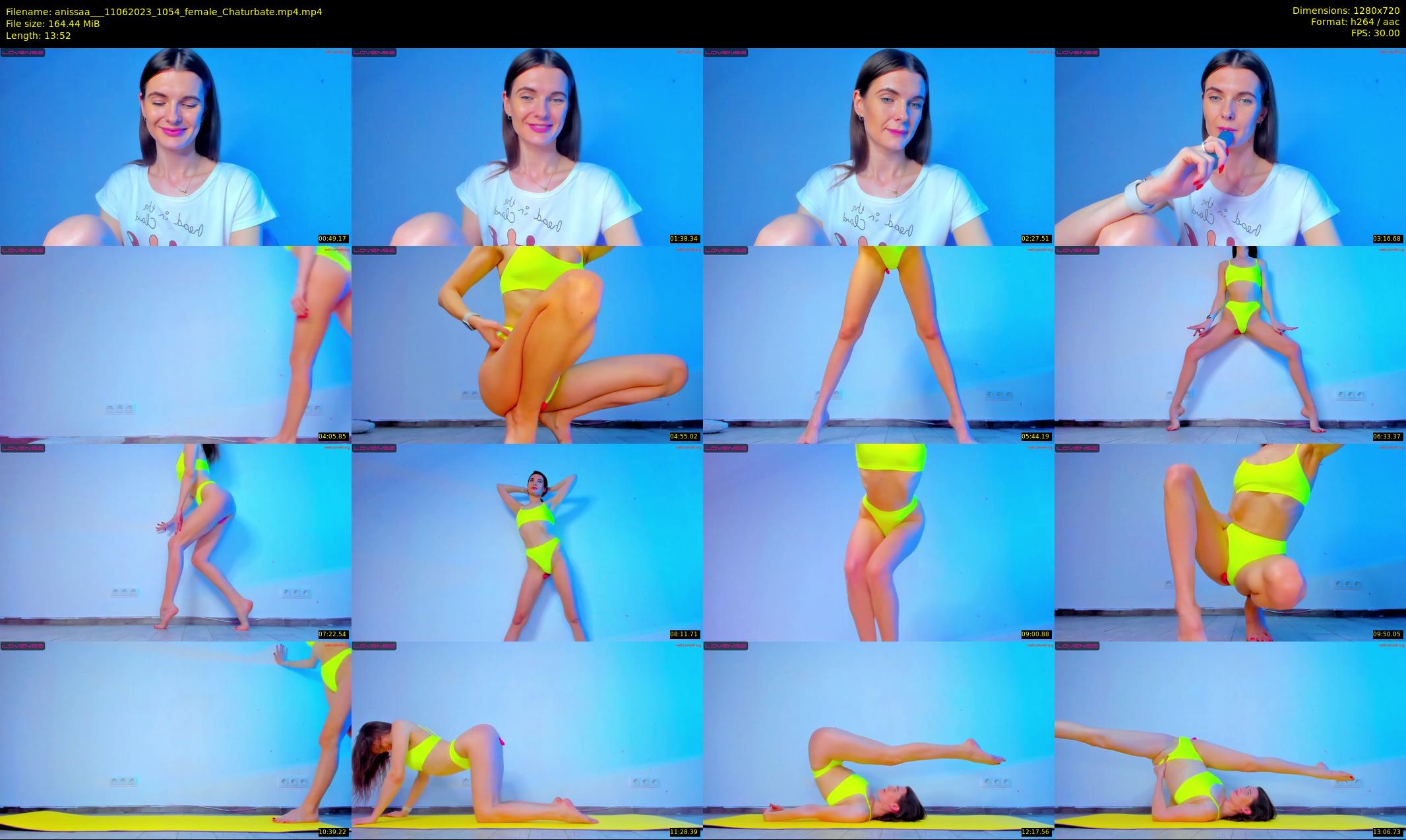anissaa__ — 14 minute Chaturbate female cam show recording, 720p, Jun 11, 2023