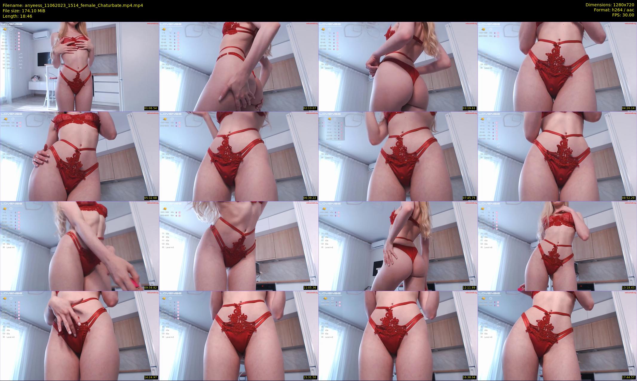 anyeess — 19 minute Chaturbate female cam show recording, 720p, Jun 11, 2023