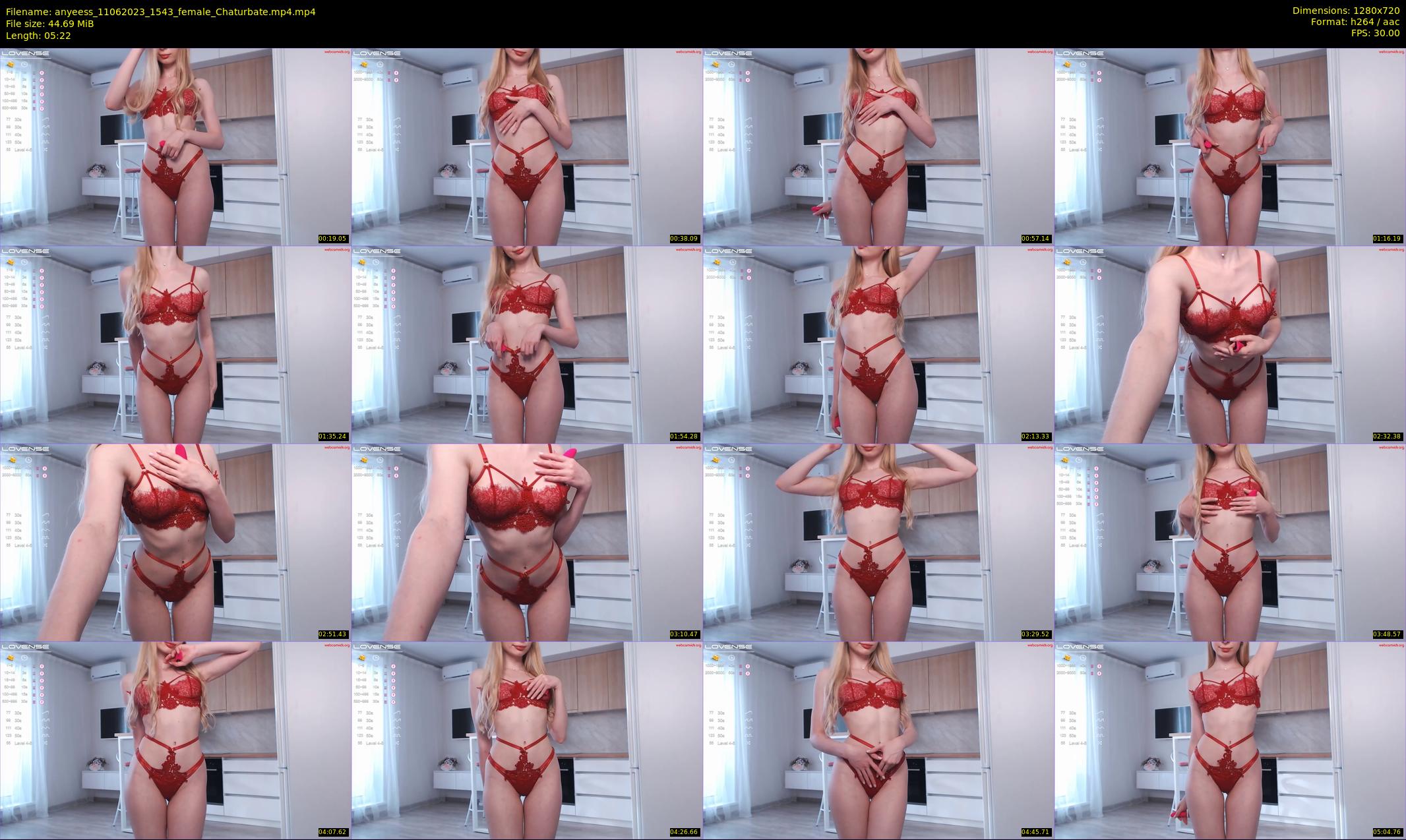 anyeess — 6 minute Chaturbate female cam show recording, 720p, Jun 11, 2023