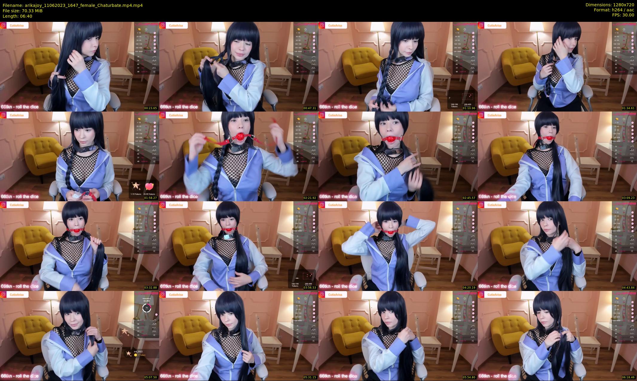 arikajoy — 7 minute Chaturbate female cam show recording, 720p, Jun 11, 2023