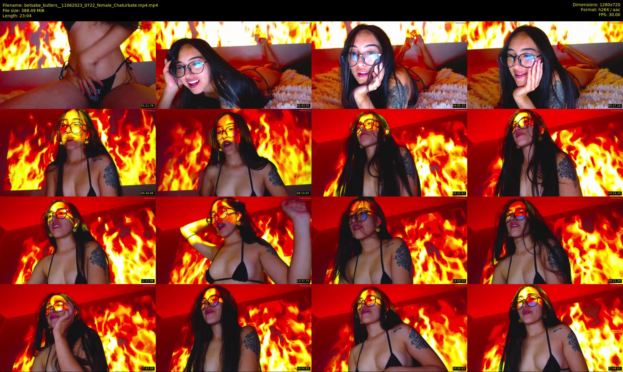 betsabe_butlers_ — 24 minute Chaturbate female cam show recording, 720p, Jun 11, 2023