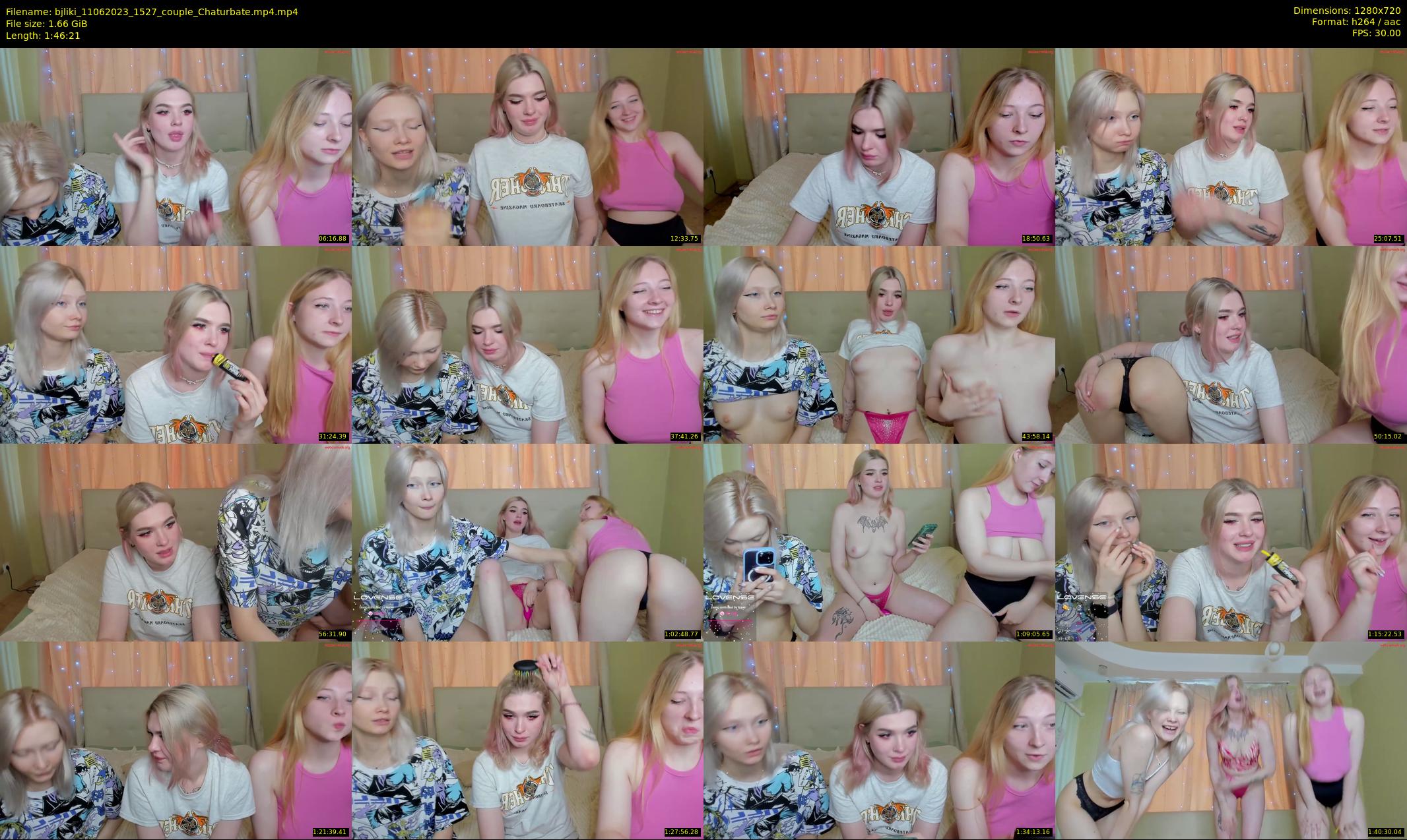 bjliki — 107 minute Chaturbate couple cam show recording, 720p, Jun 11, 2023