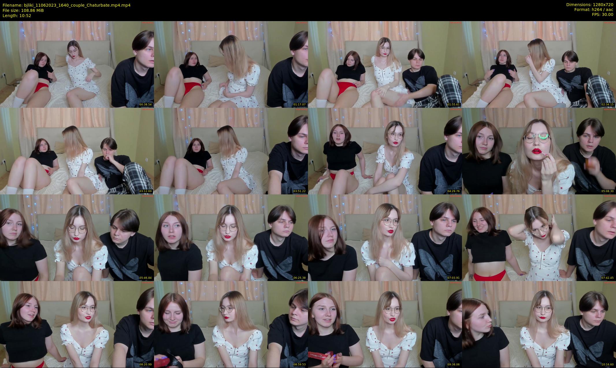 bjliki — 11 minute Chaturbate couple cam show recording, 720p, Jun 11, 2023