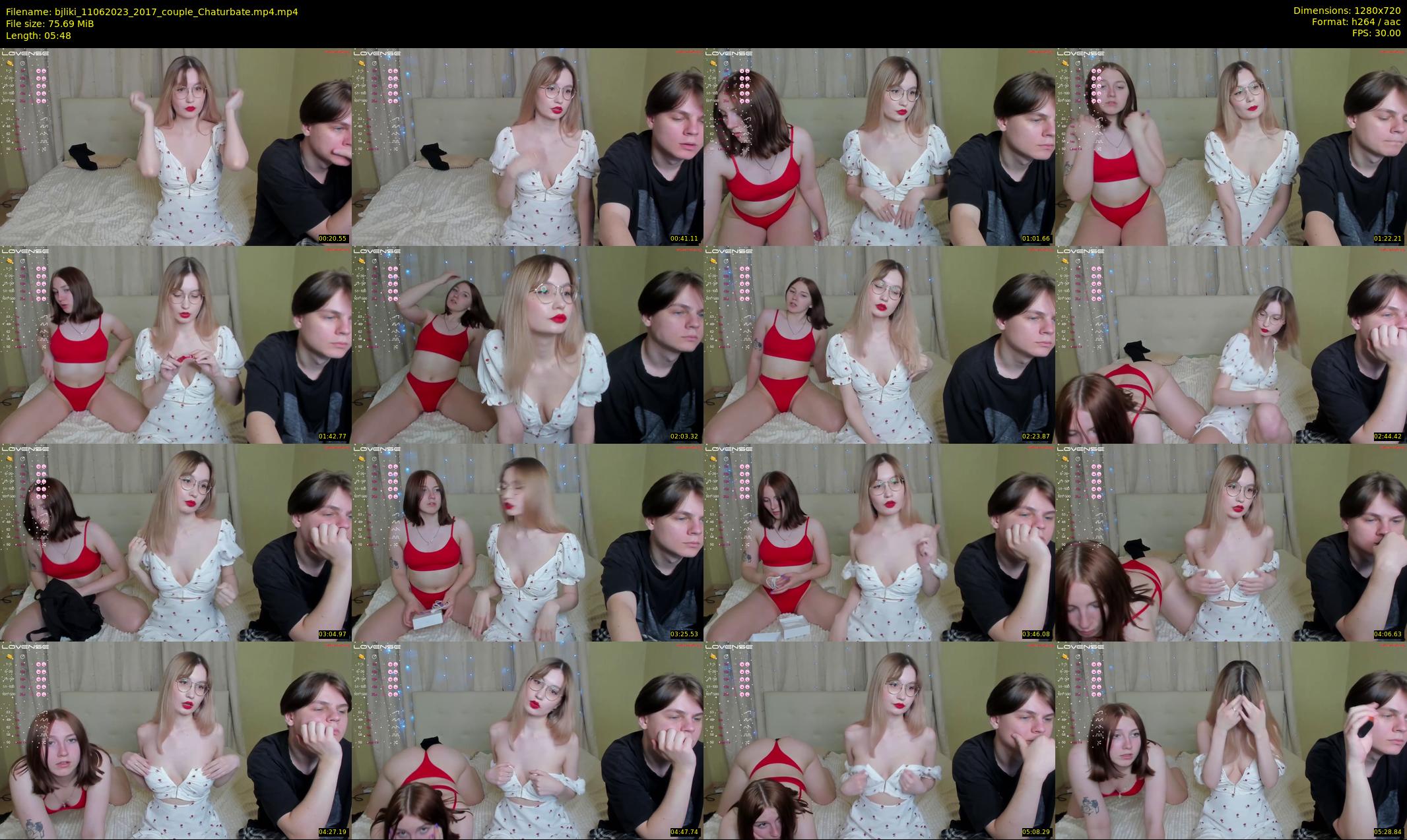 bjliki — 6 minute Chaturbate couple cam show recording, 720p, Jun 11, 2023