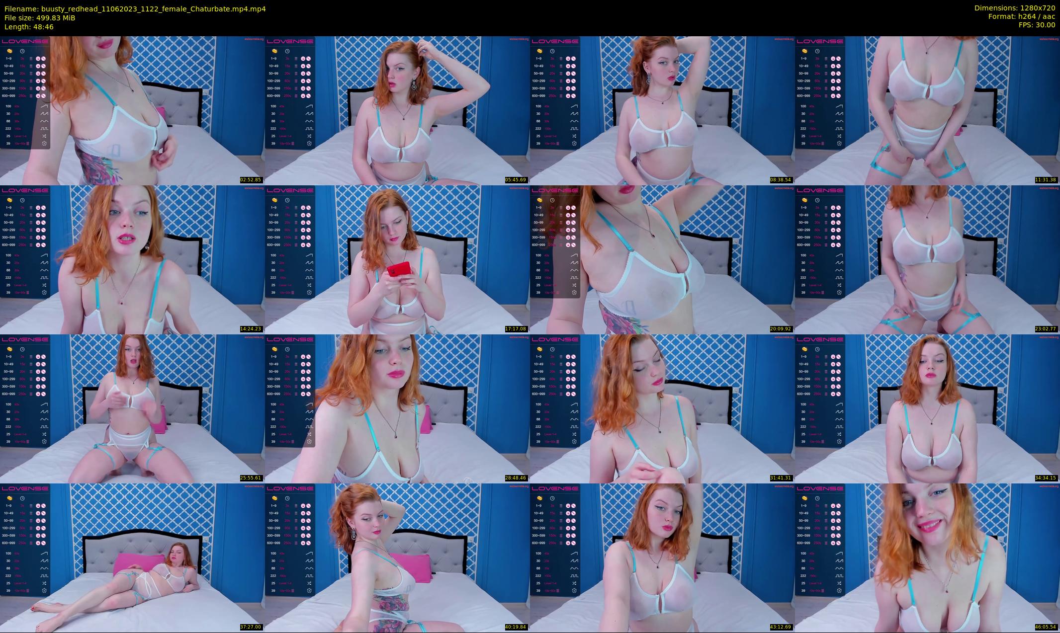 buusty_redhead — 49 minute Chaturbate female cam show recording, 720p, Jun 11, 2023