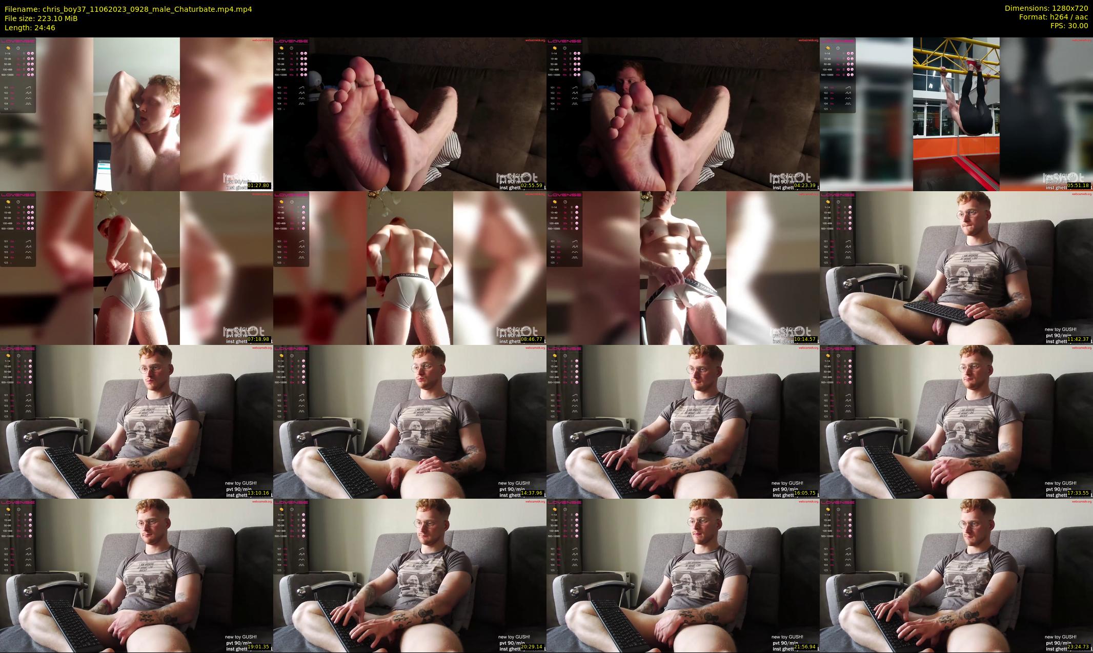 chris_boy37 — 25 minute Chaturbate male cam show recording, 720p, Jun 11, 2023