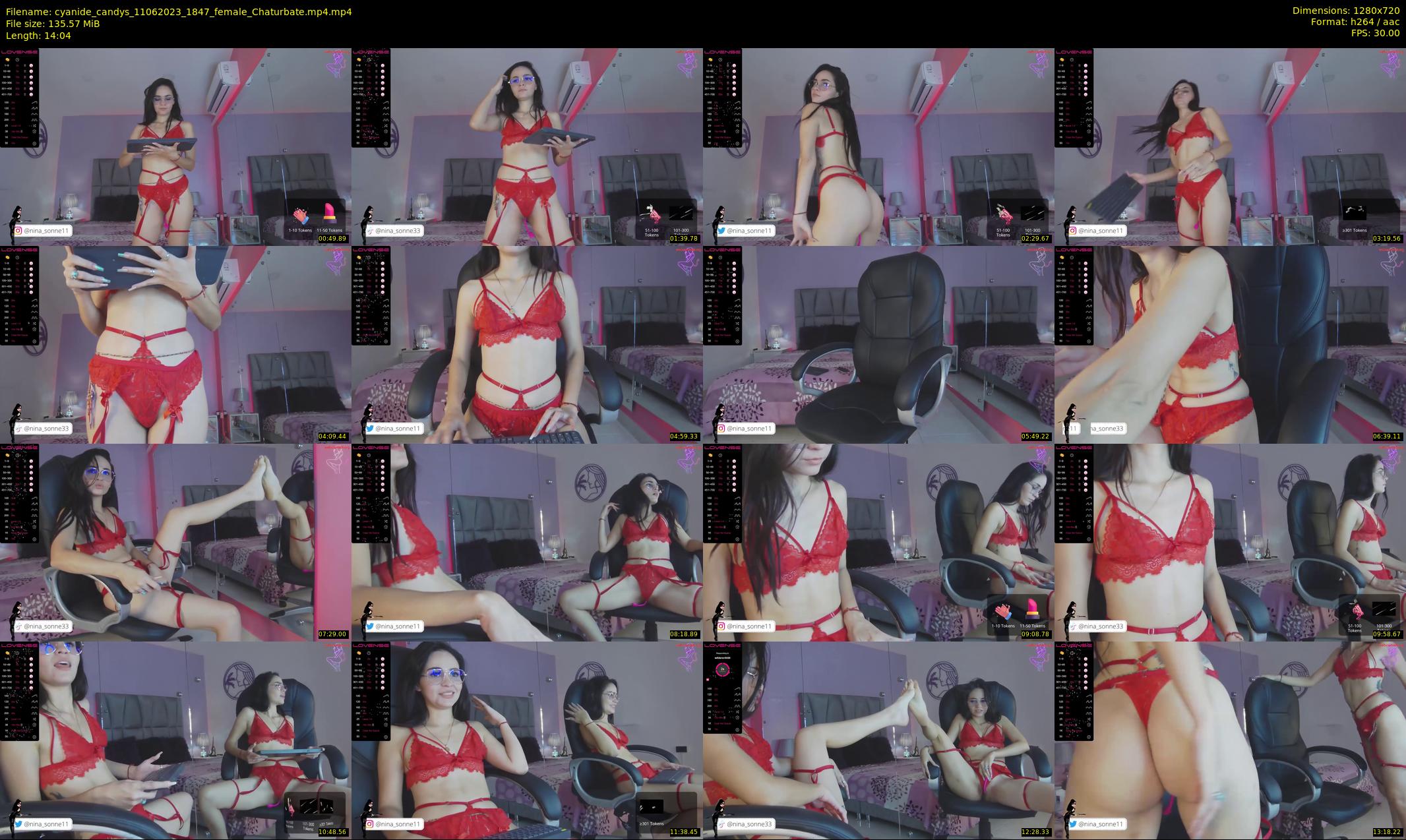 cyanide_candys — 15 minute Chaturbate female cam show recording, 720p, Jun 11, 2023