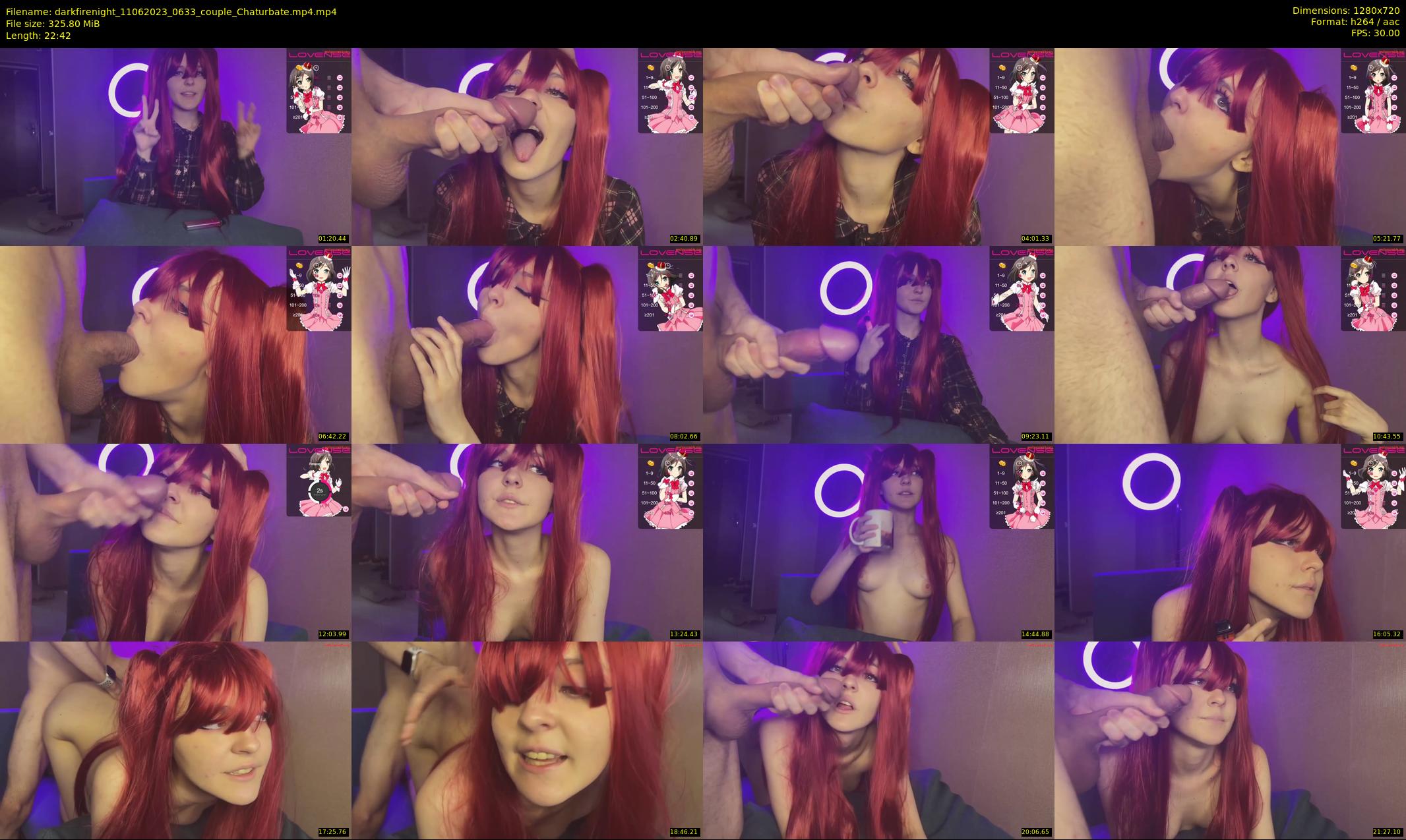 darkfirenight — 23 minute Chaturbate couple cam show recording, 720p, Jun 11, 2023