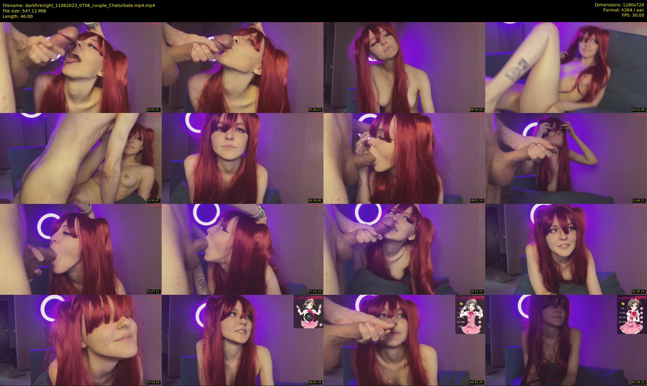 darkfirenight — 46 minute Chaturbate couple cam show recording, 720p, Jun 11, 2023