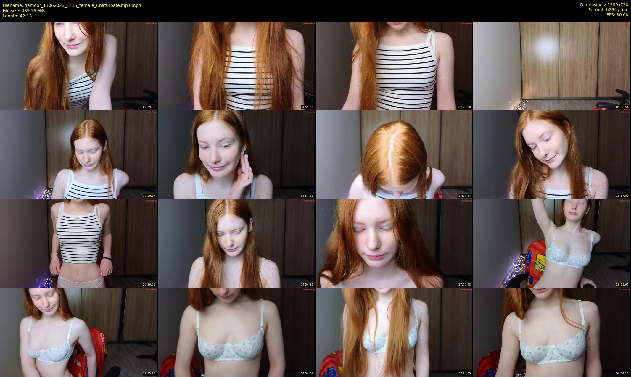 fiamoor — 43 minute Chaturbate female cam show recording, 720p, Jun 11, 2023