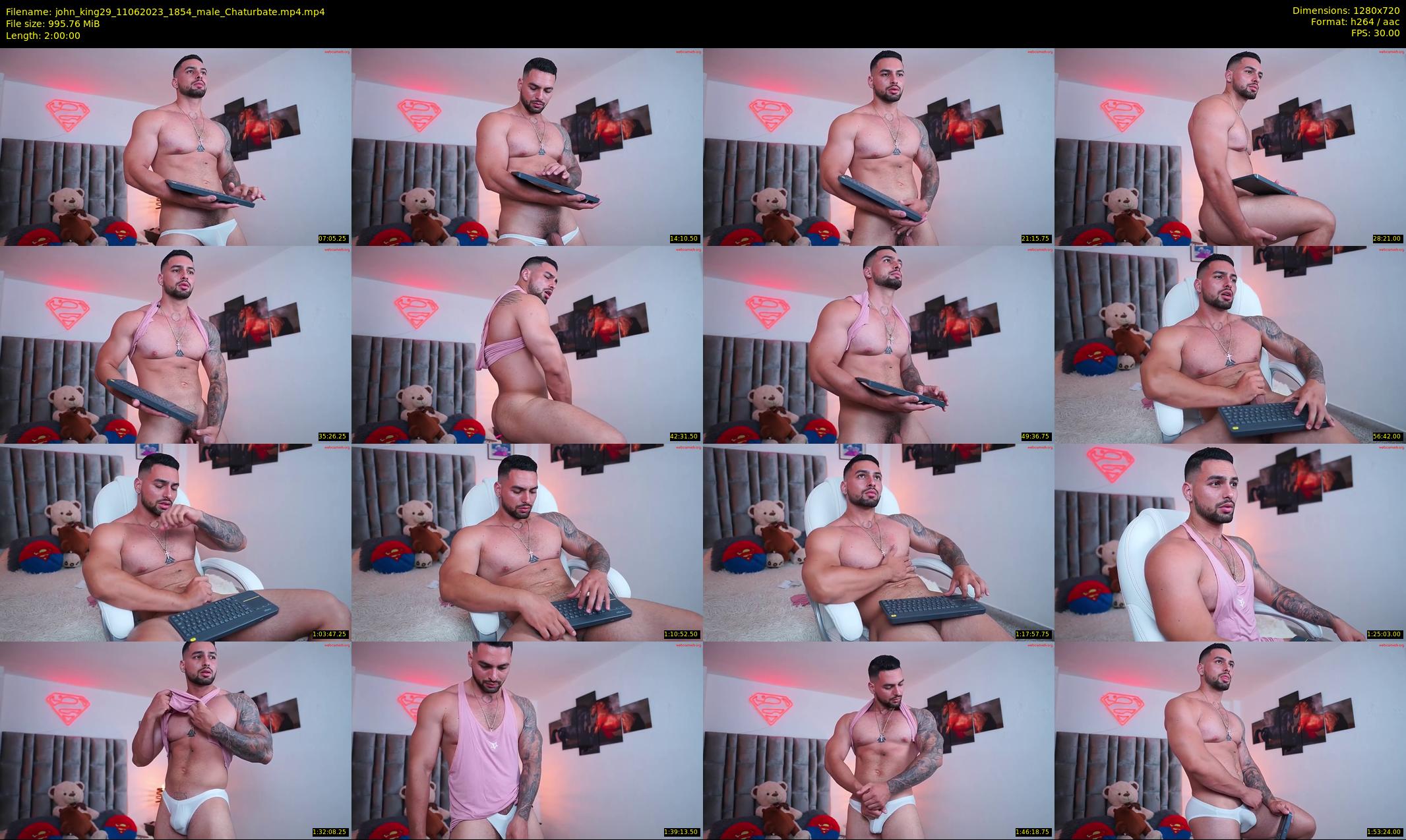john_king29 — 120 minute Chaturbate male cam show recording, 720p, Jun 11, 2023