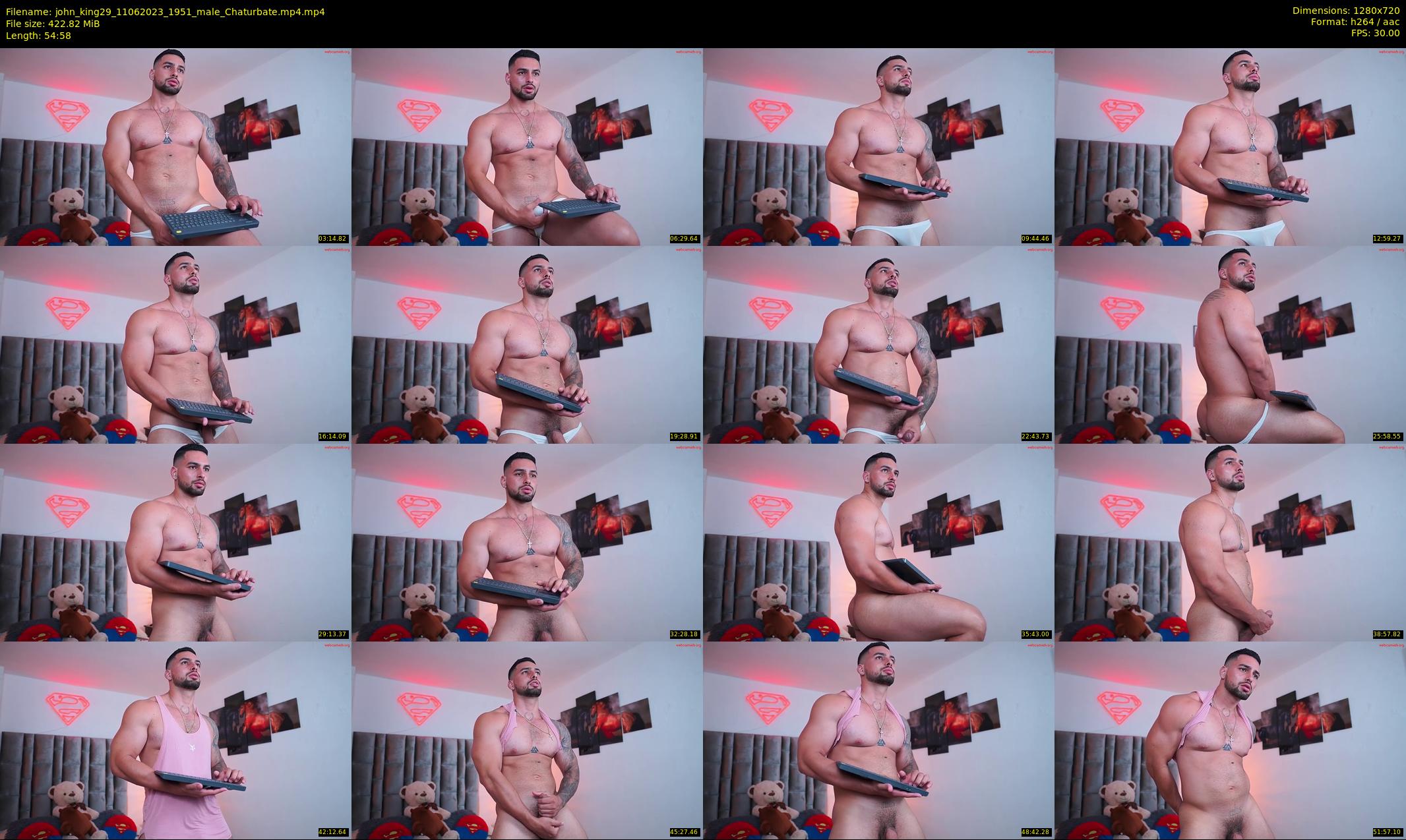 john_king29 — 55 minute Chaturbate male cam show recording, 720p, Jun 11, 2023