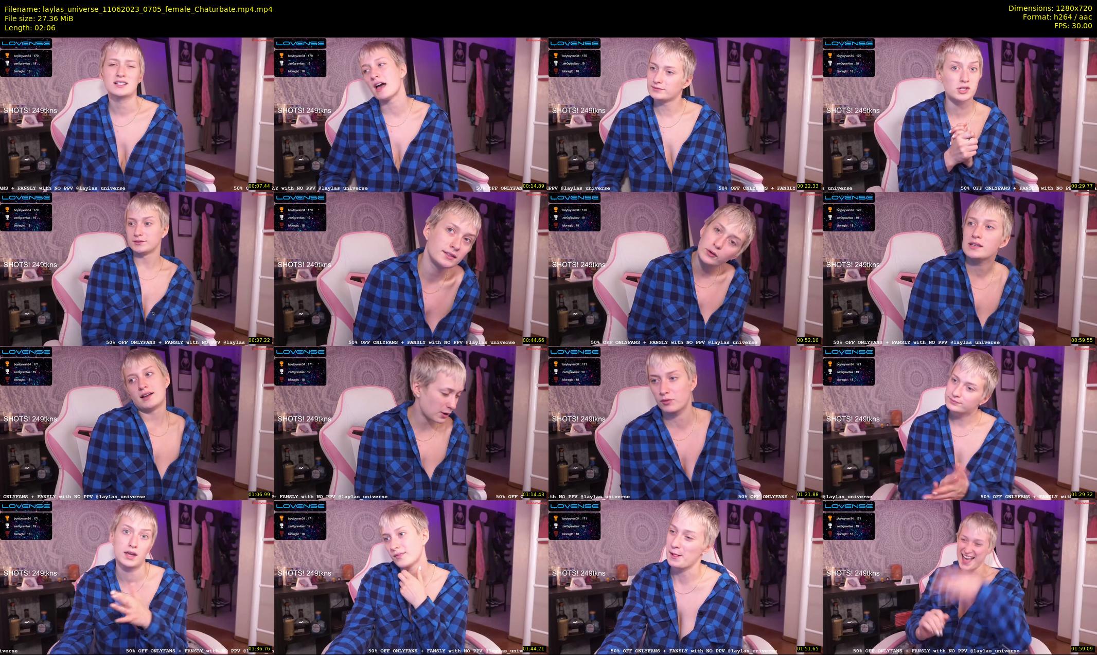 laylas_universe — 3 minute Chaturbate female cam show recording, 720p, Jun 11, 2023