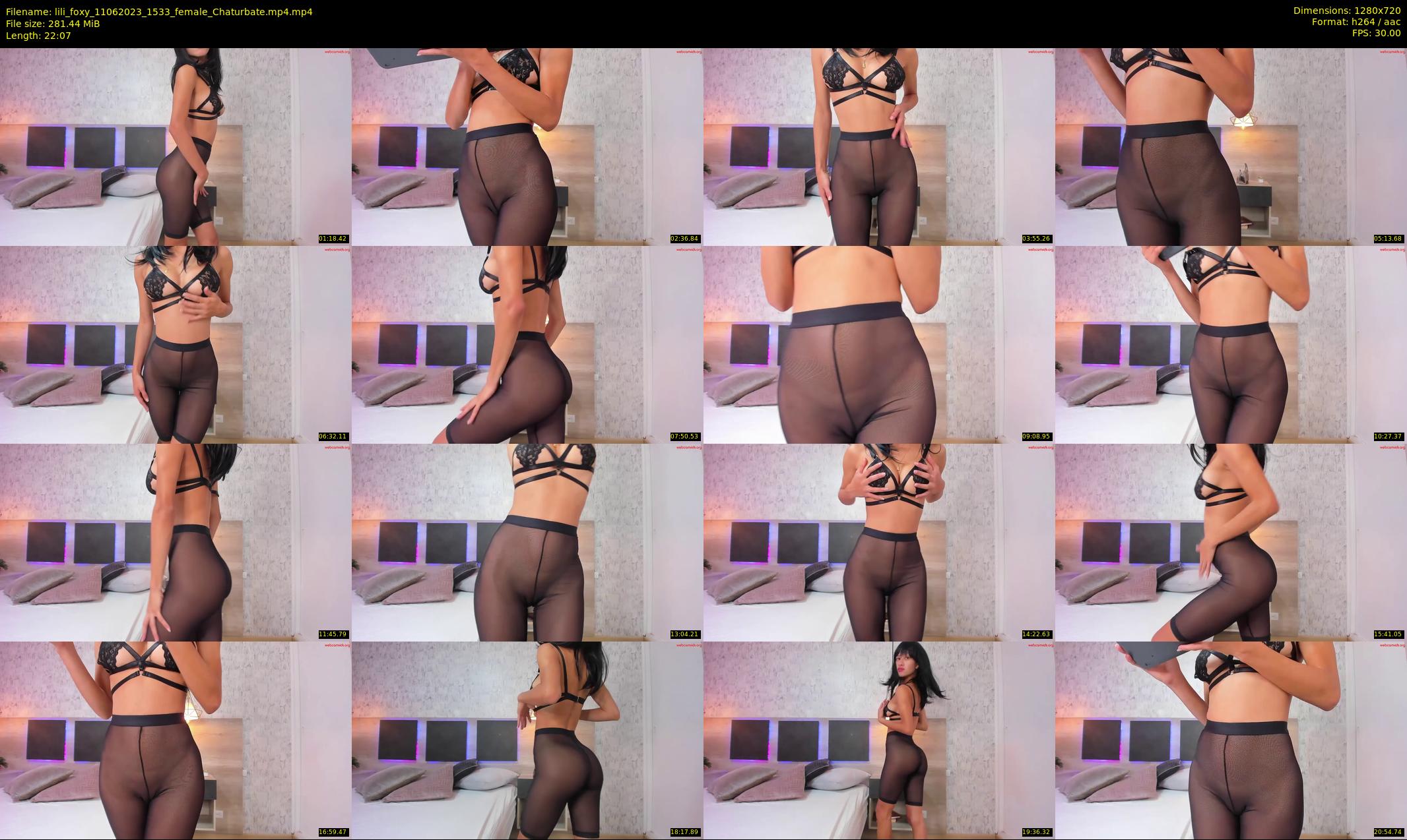 lili_foxy — 23 minute Chaturbate female cam show recording, 720p, Jun 11, 2023