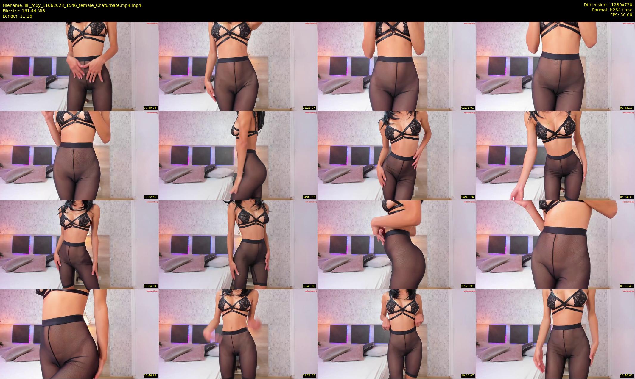 lili_foxy — 12 minute Chaturbate female cam show recording, 720p, Jun 11, 2023