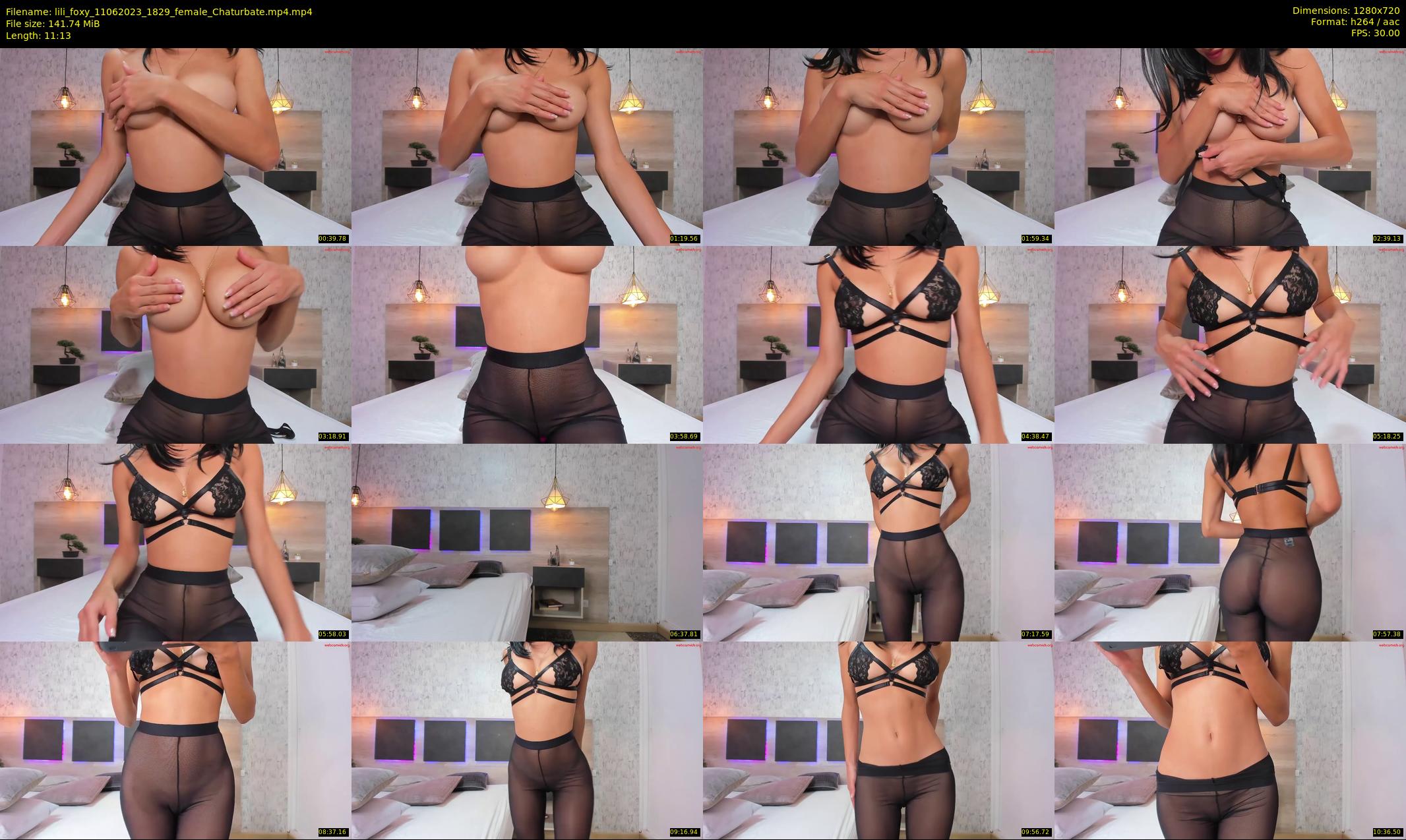 lili_foxy — 12 minute Chaturbate female cam show recording, 720p, Jun 11, 2023