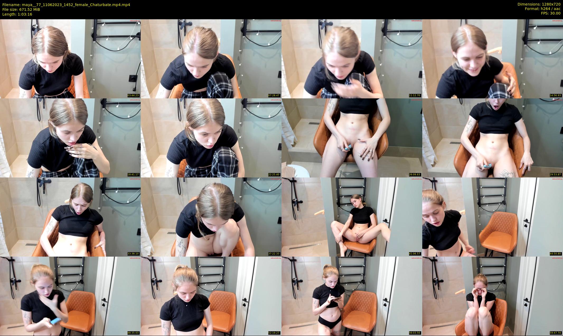 maya__77 — 64 minute Chaturbate female cam show recording, 720p, Jun 11, 2023