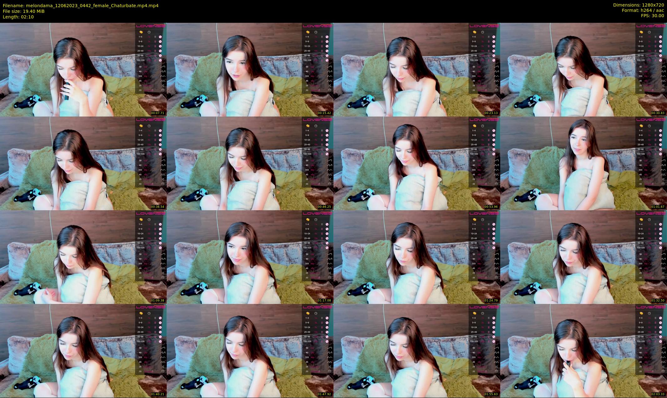 melondama — 3 minute Chaturbate female cam show recording, 720p, Jun 12, 2023