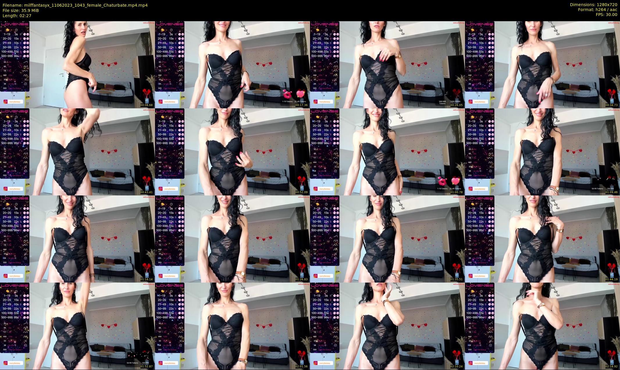 milffantasyx — 3 minute Chaturbate female cam show recording, 720p, Jun 11, 2023
