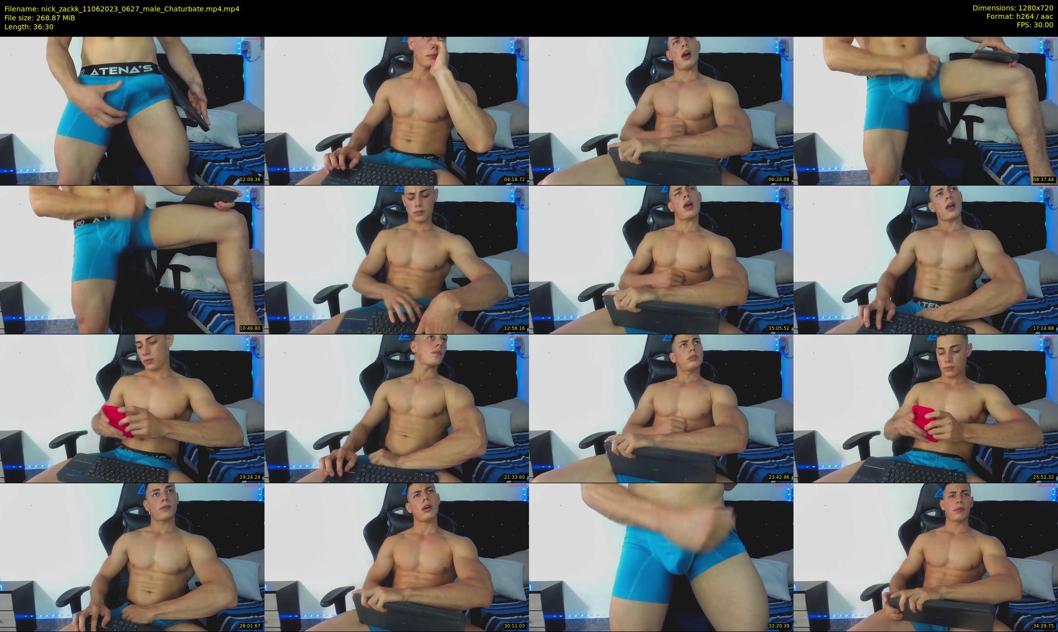 nick_zackk — 37 minute Chaturbate male cam show recording, 720p, Jun 11, 2023