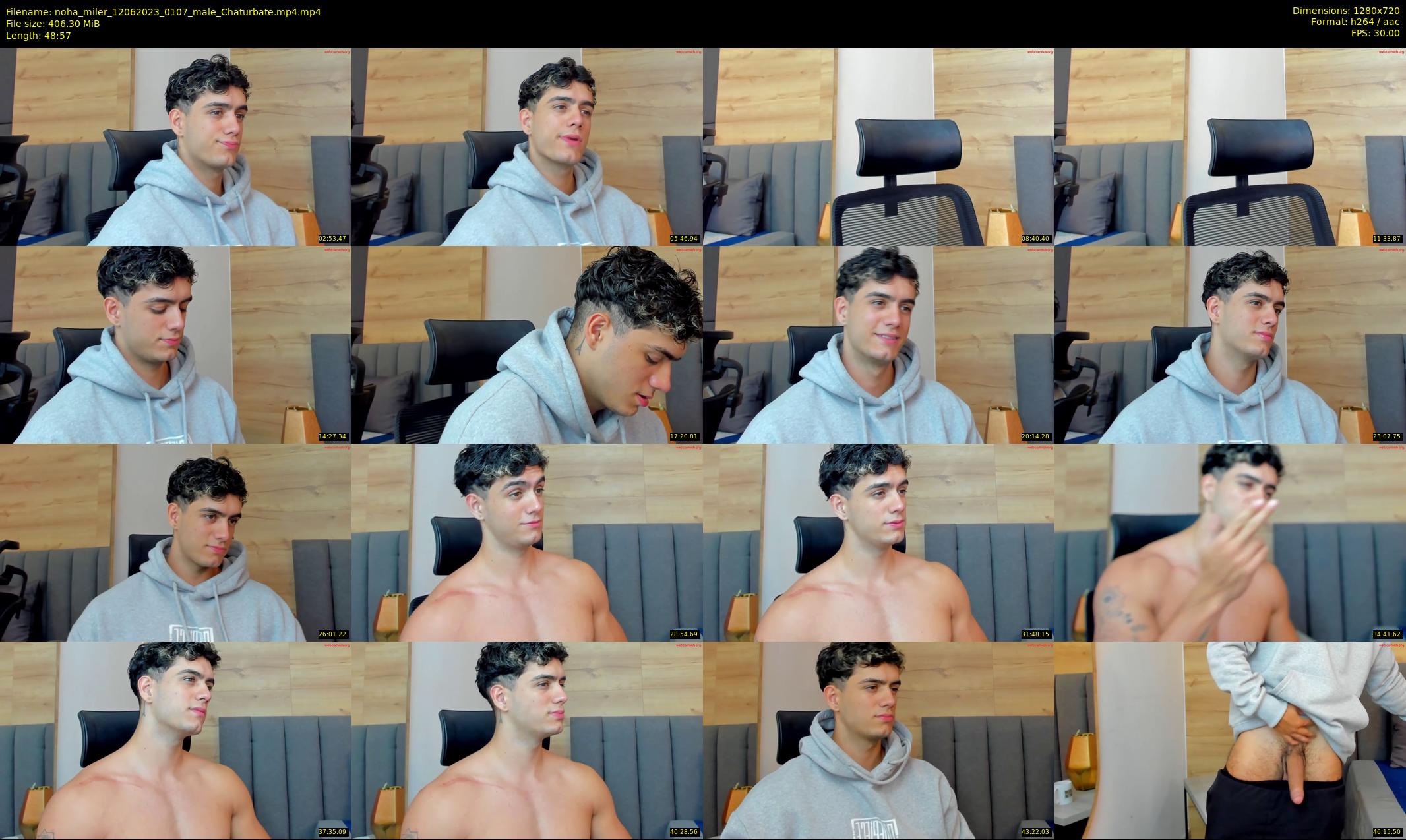 noha_miler — 49 minute Chaturbate male cam show recording, 720p, Jun 12, 2023