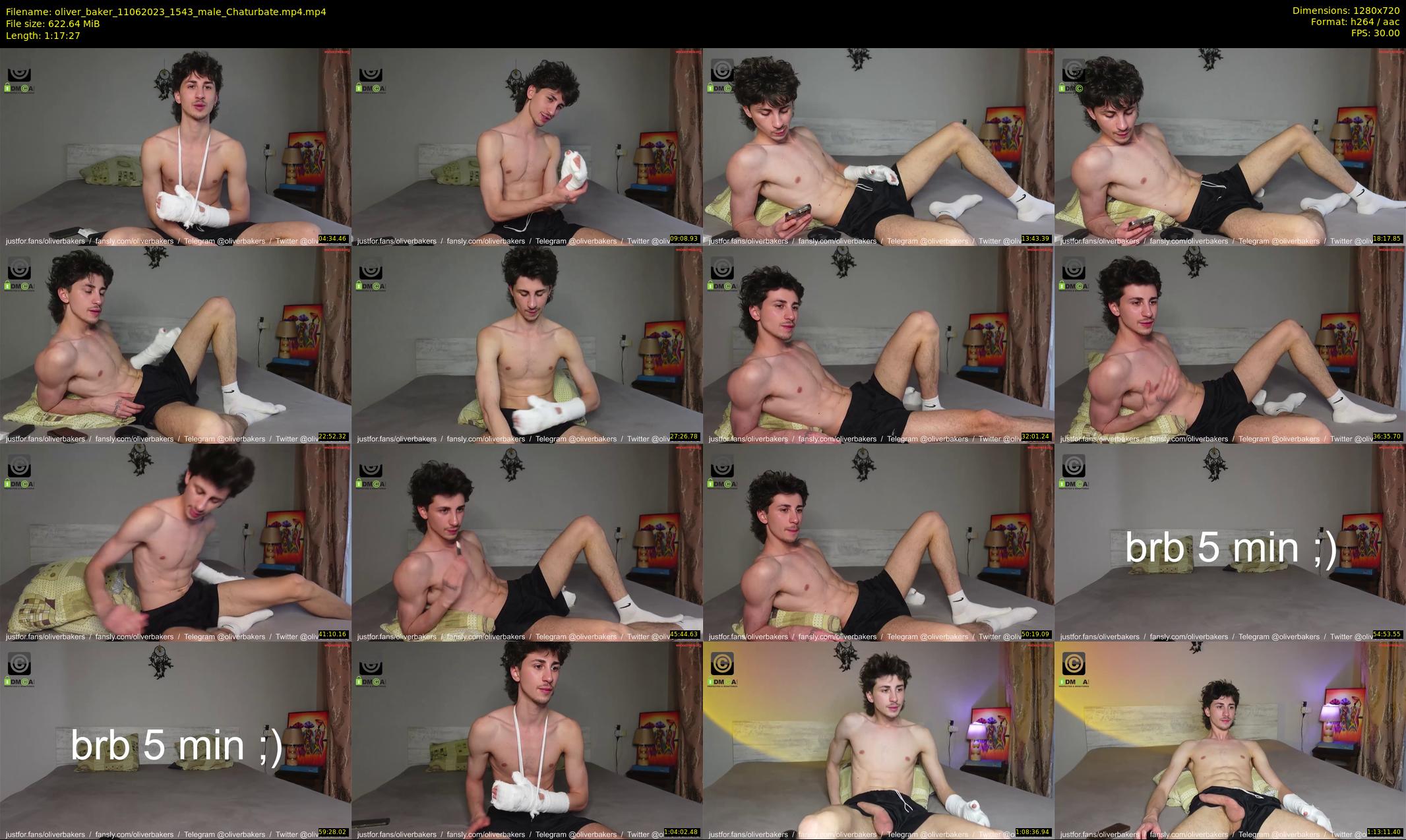 oliver_baker — 78 minute Chaturbate male cam show recording, 720p, Jun 11, 2023