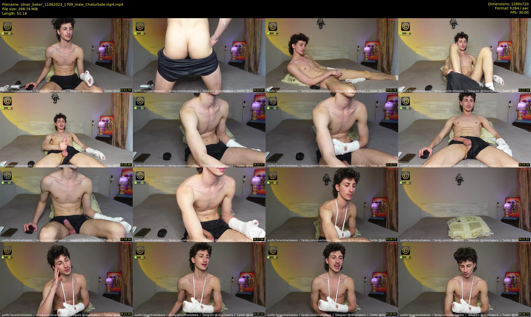 oliver_baker — 52 minute Chaturbate male cam show recording, 720p, Jun 11, 2023