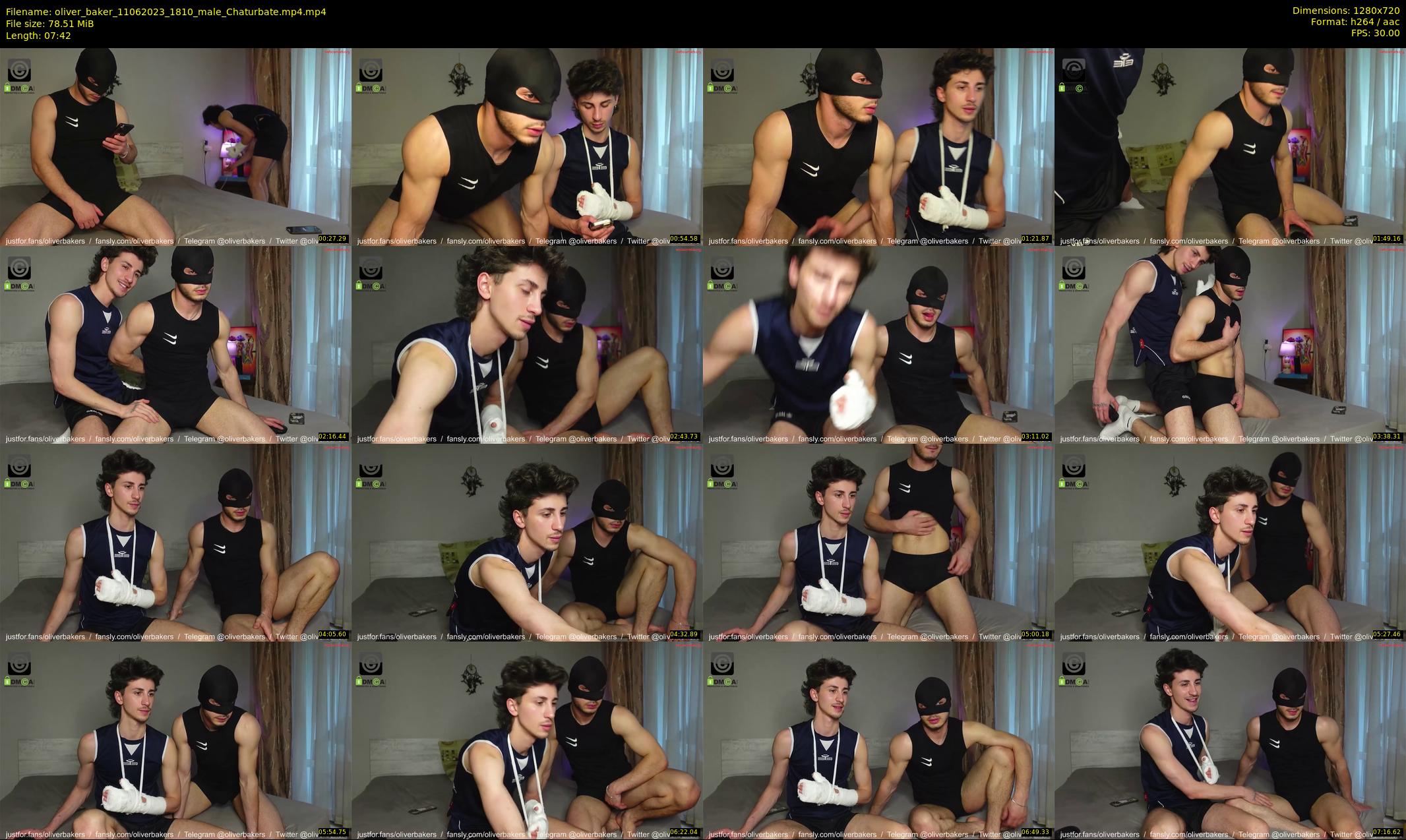 oliver_baker — 8 minute Chaturbate male cam show recording, 720p, Jun 11, 2023