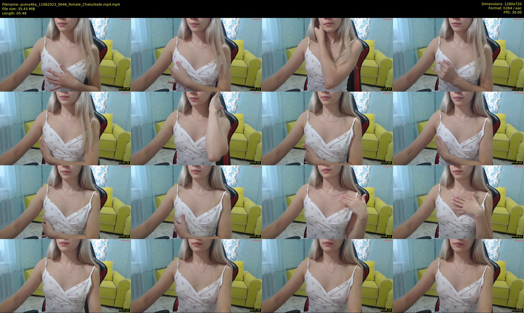 puma4ka — 6 minute Chaturbate female cam show recording, 720p, Jun 11, 2023