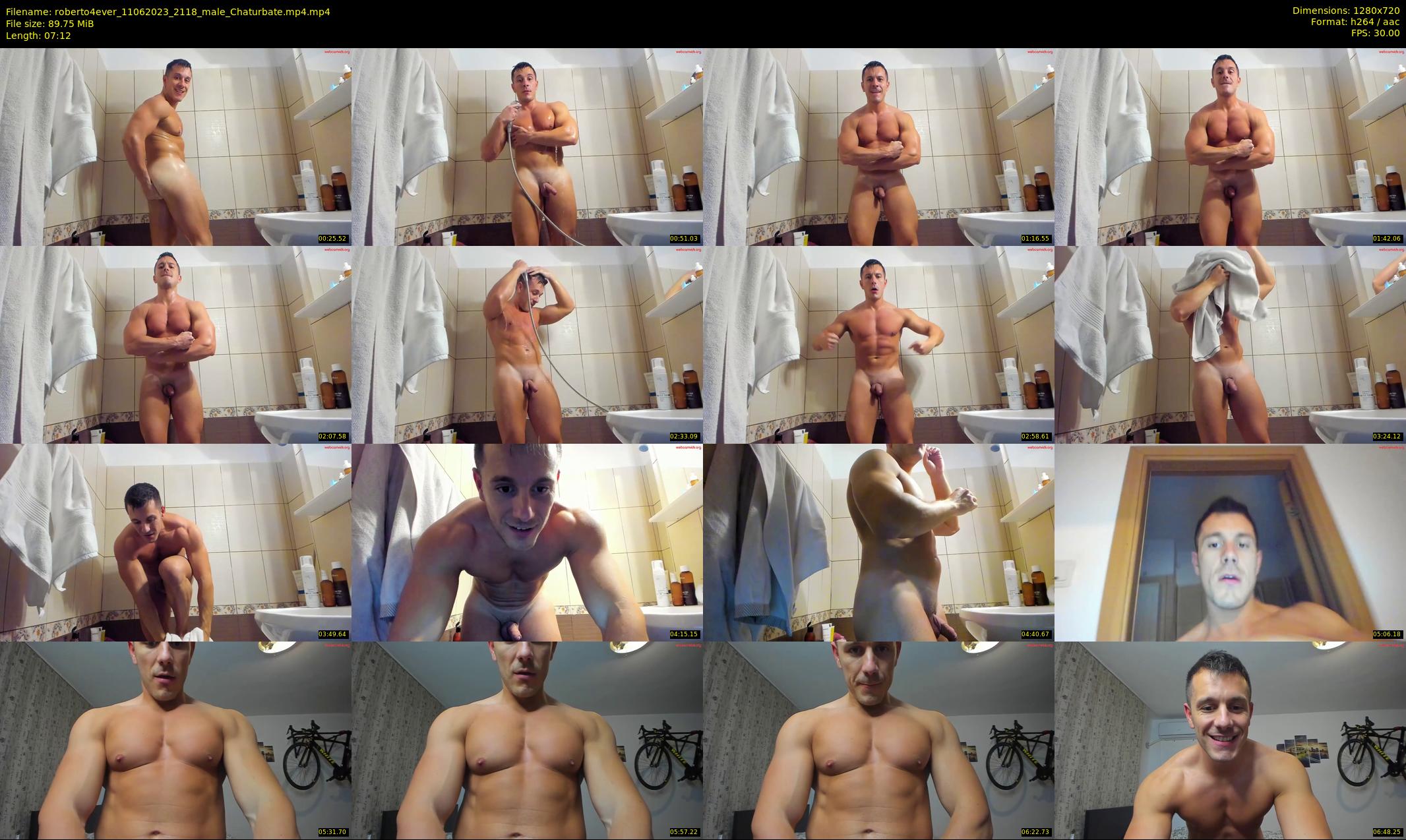 roberto4ever — 8 minute Chaturbate male cam show recording, 720p, Jun 11, 2023