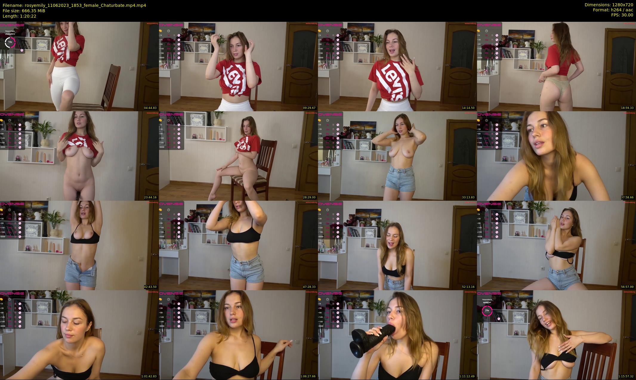 rosyemily — 81 minute Chaturbate female cam show recording, 720p, Jun 11, 2023
