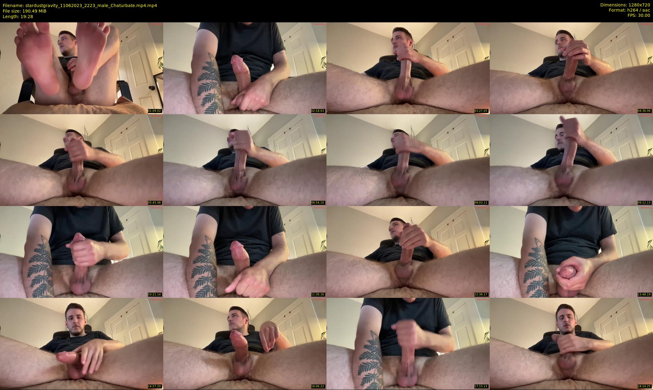 stardustgravity — 20 minute Chaturbate male cam show recording, 720p, Jun 11, 2023