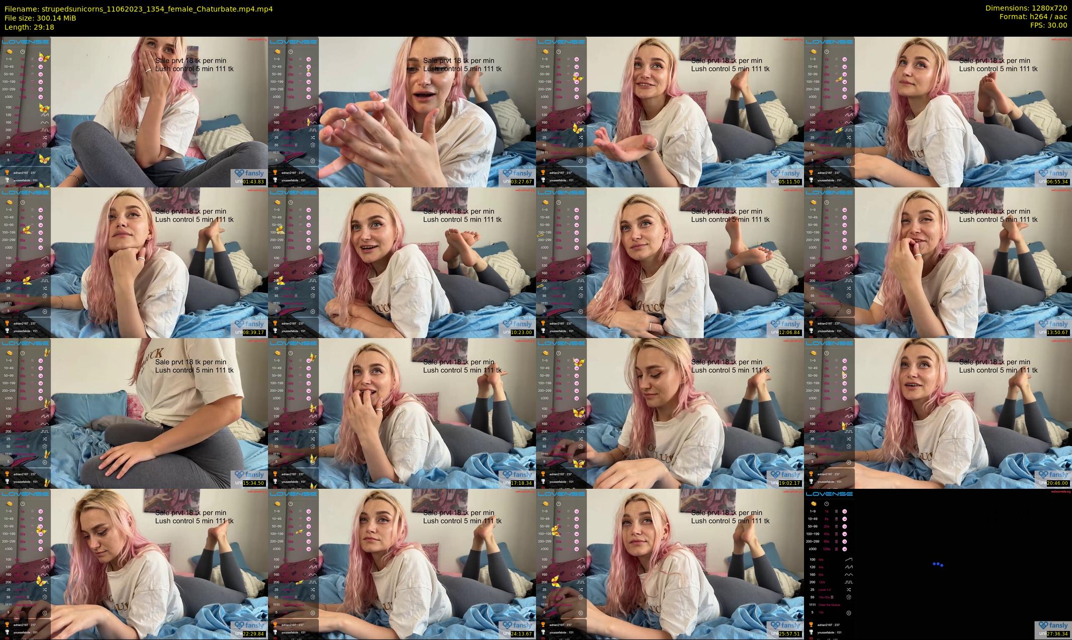 strupedsunicorns — 30 minute Chaturbate couple cam show recording, 720p, Jun 11, 2023