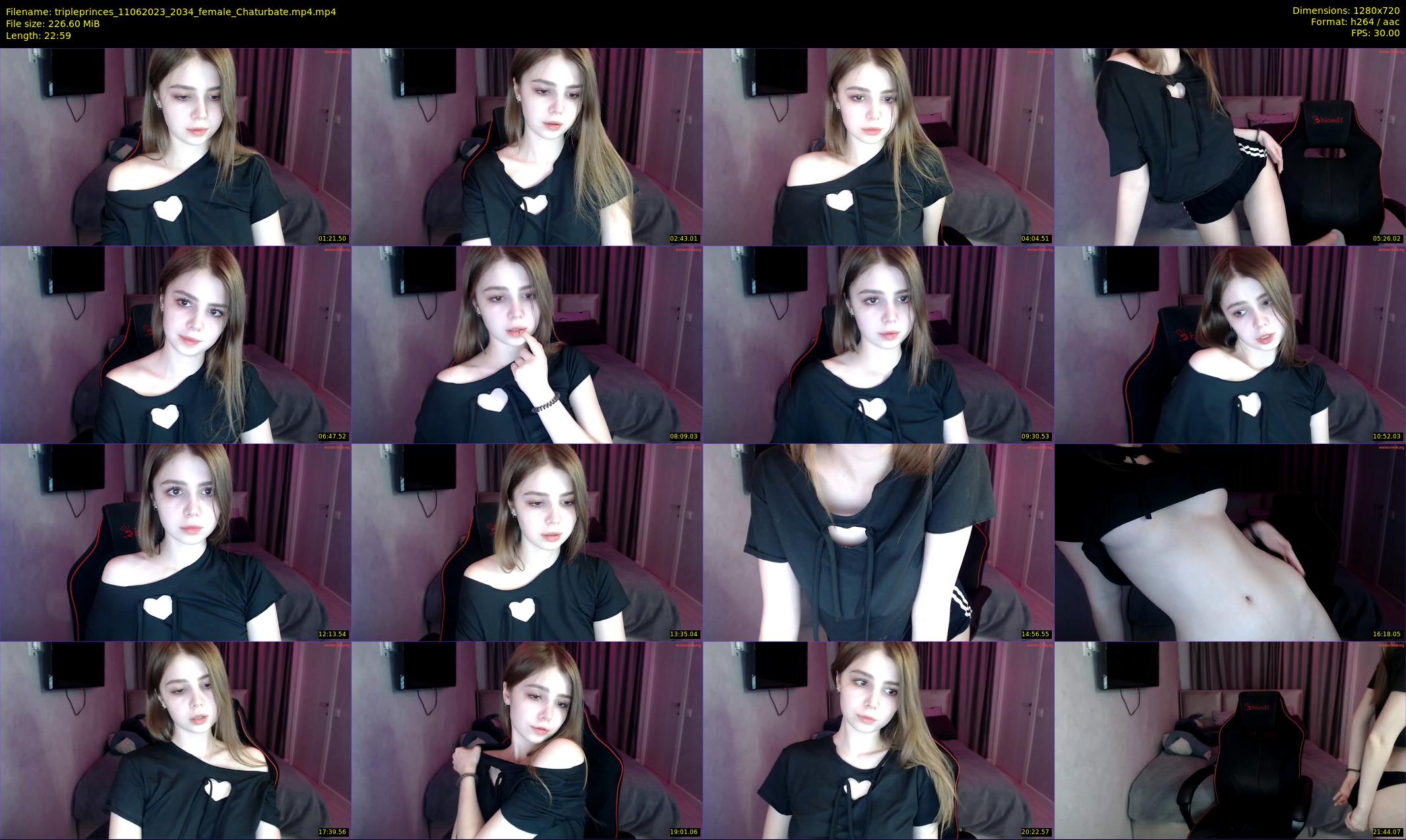 tripleprinces — 23 minute Chaturbate female cam show recording, 720p, Jun 11, 2023