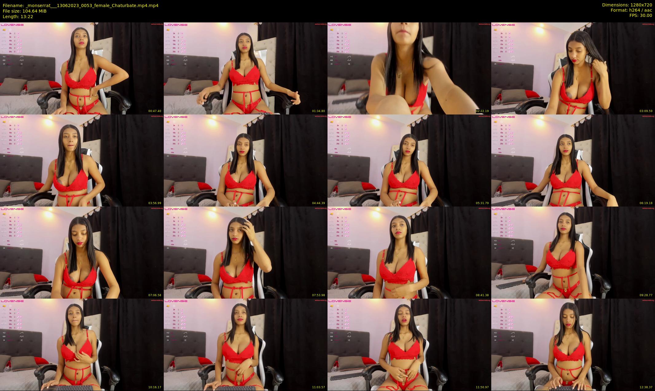 _monserrat__ — 14 minute Chaturbate female cam show recording, 720p, Jun 13, 2023