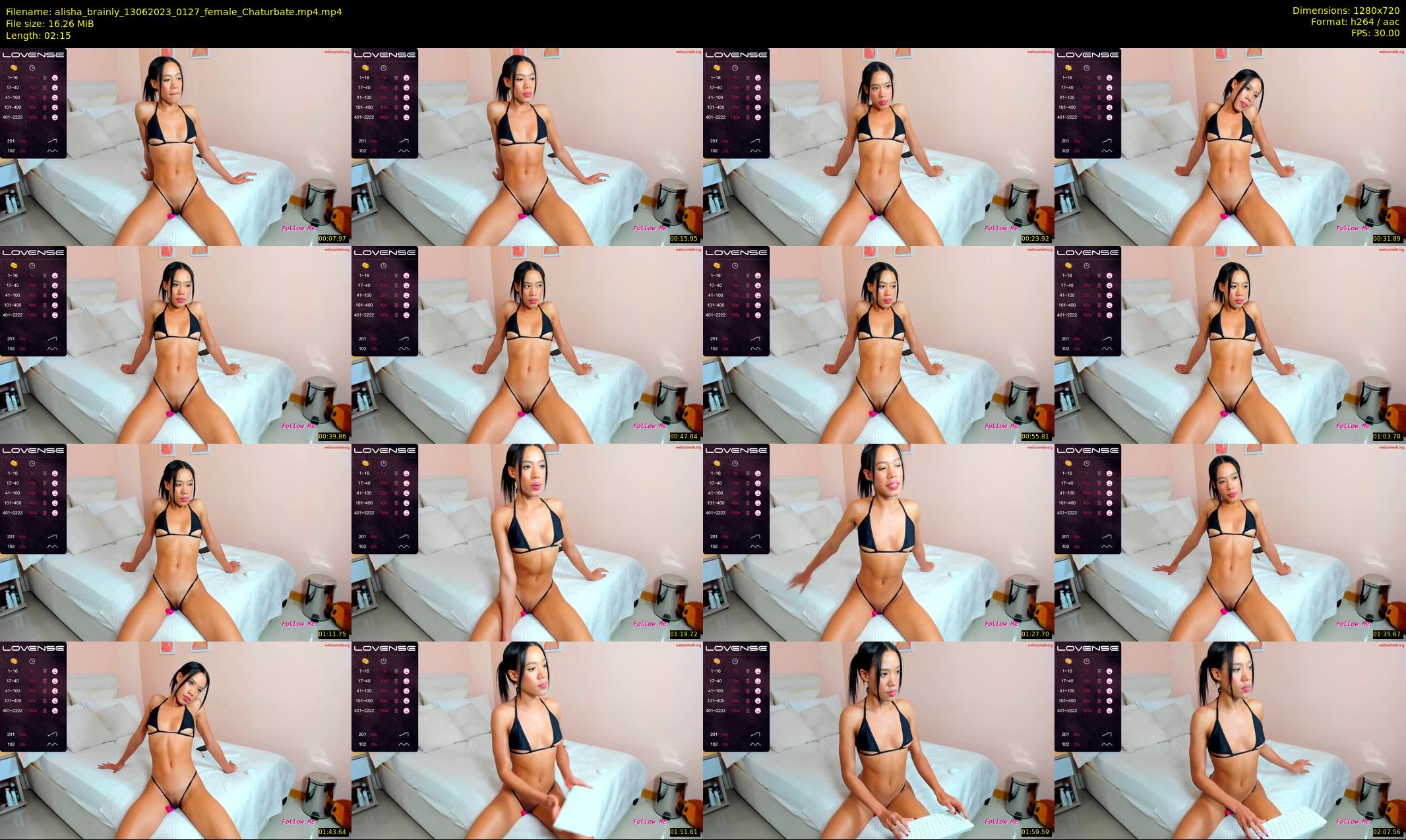 alisha_brainly — 3 minute Chaturbate female cam show recording, 720p, Jun 13, 2023