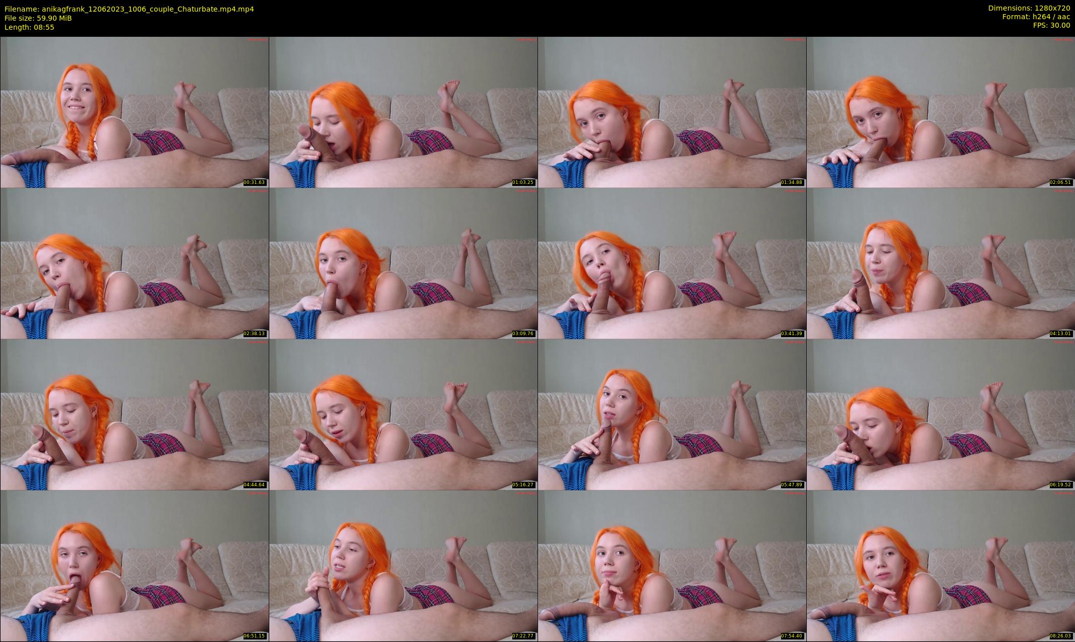 anikagfrank — 9 minute Chaturbate couple cam show recording, 720p, Jun 12, 2023