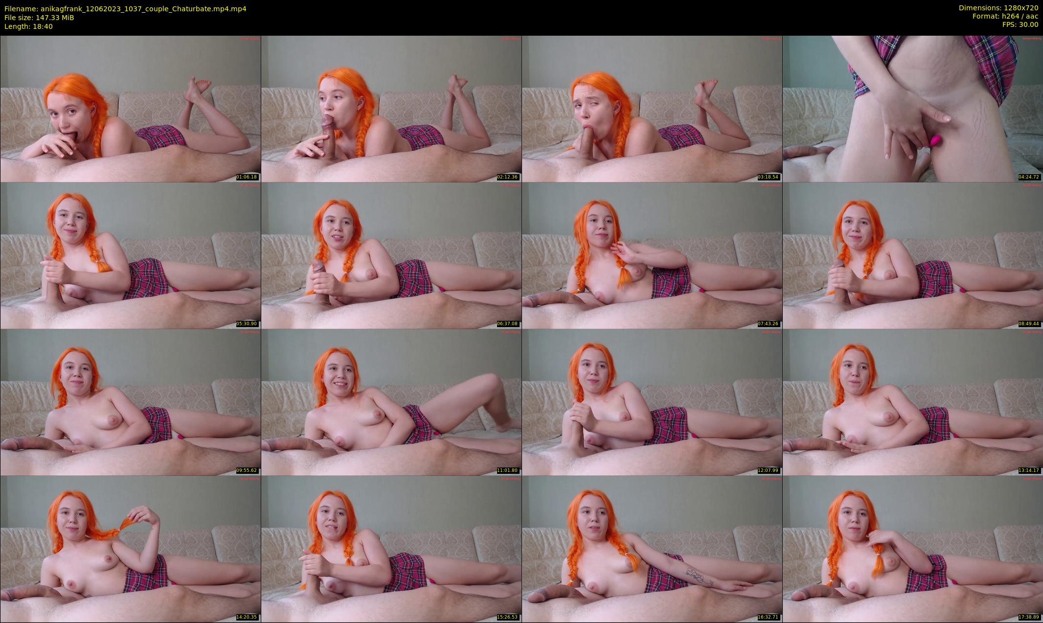 anikagfrank — 19 minute Chaturbate couple cam show recording, 720p, Jun 12, 2023