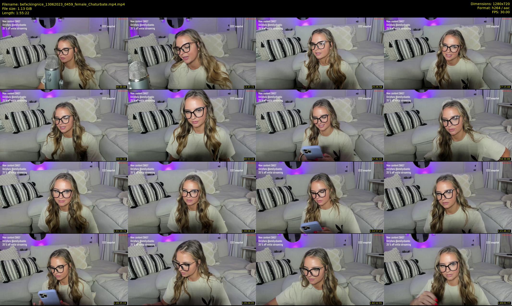 befxckingnice — 116 minute Chaturbate female cam show recording, 720p, Jun 13, 2023