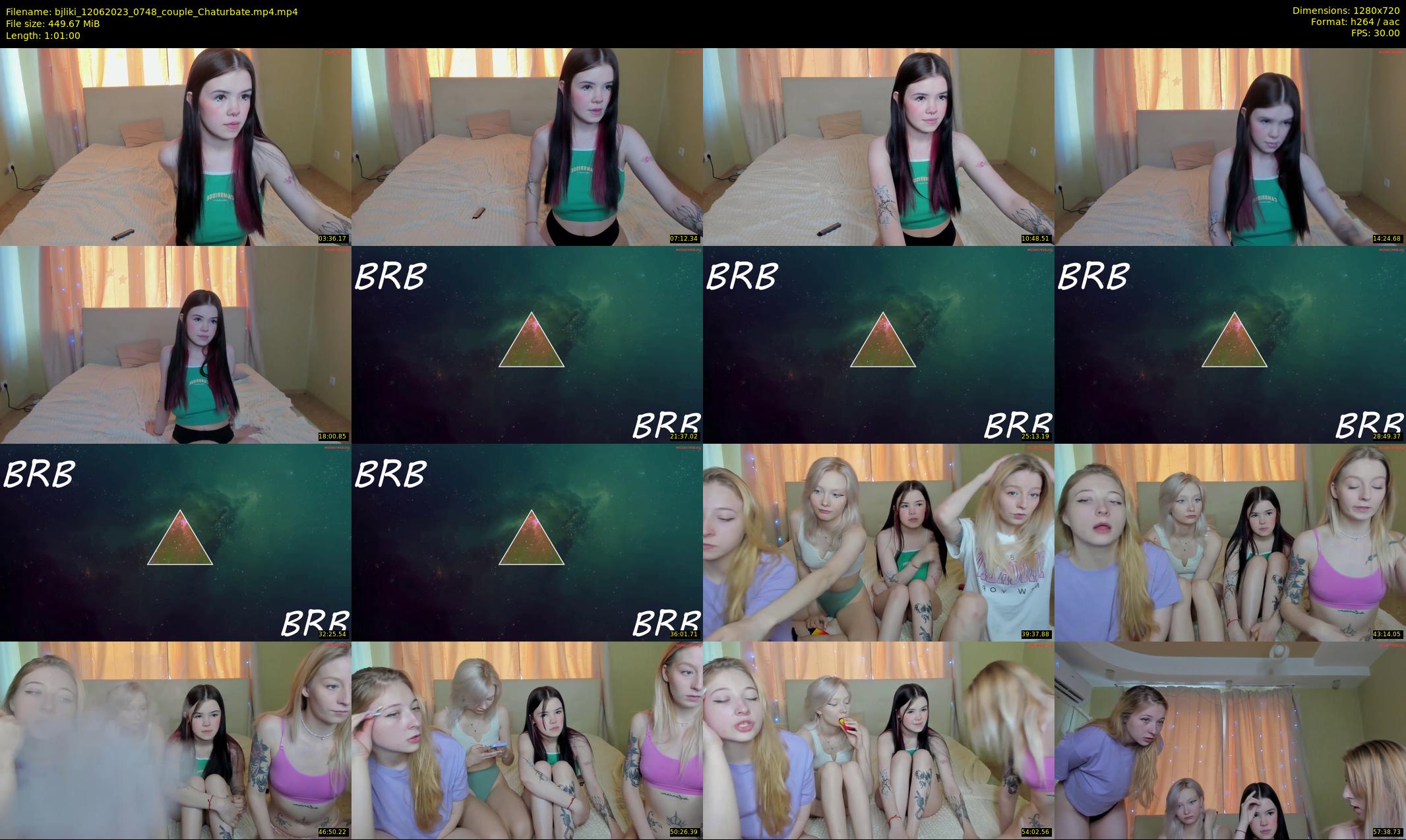 bjliki — 61 minute Chaturbate couple cam show recording, 720p, Jun 12, 2023