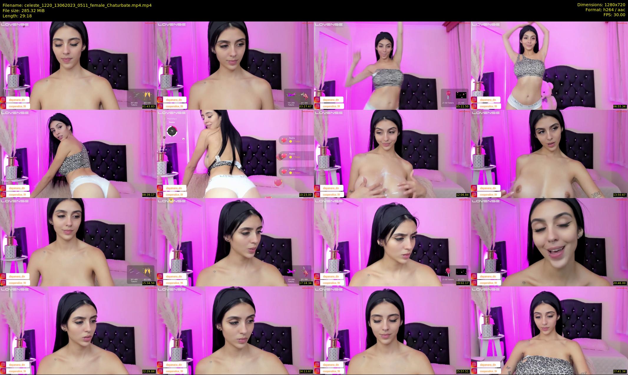 celeste_1220 — 30 minute Chaturbate female cam show recording, 720p, Jun 13, 2023