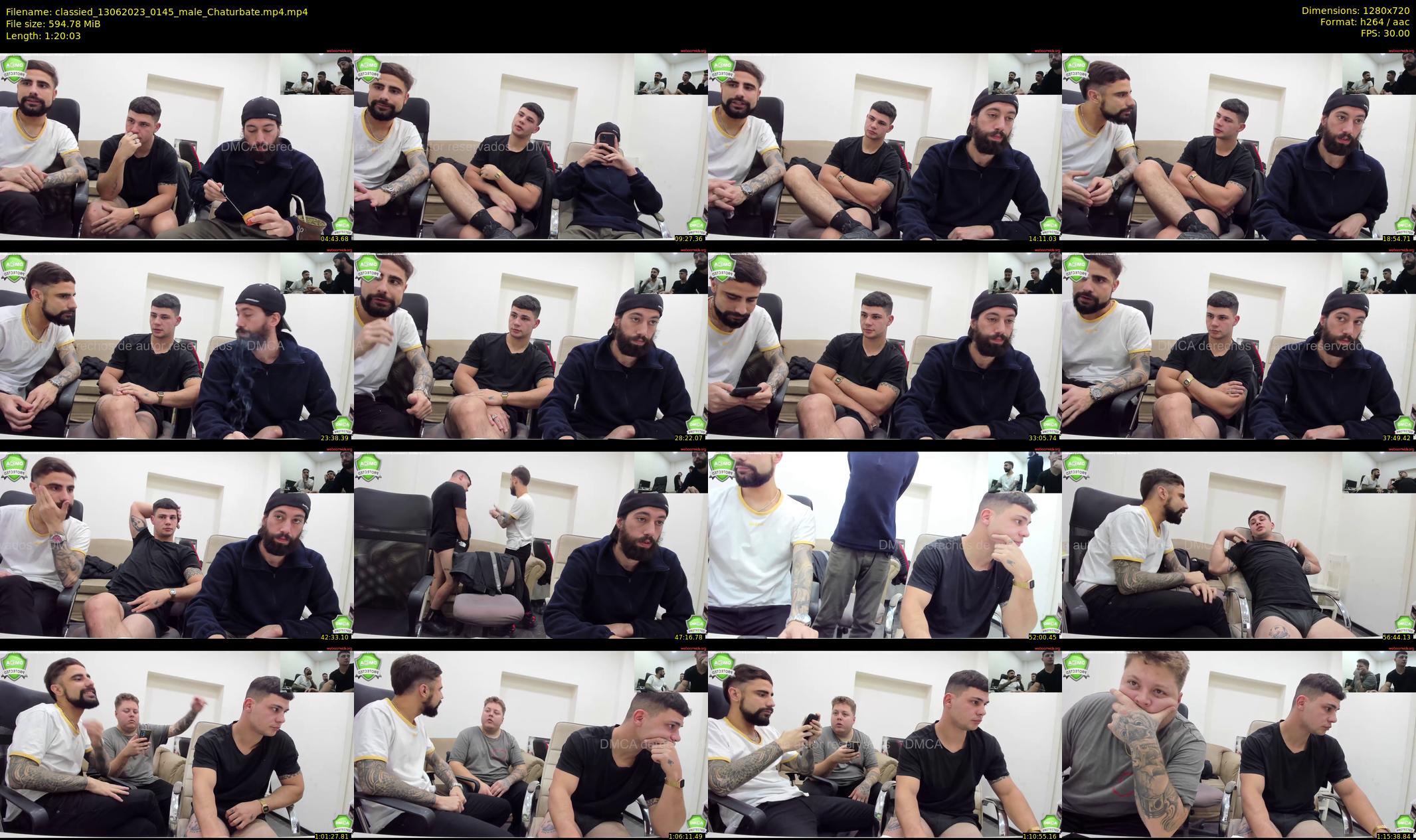 classied — 81 minute Chaturbate male cam show recording, 720p, Jun 13, 2023