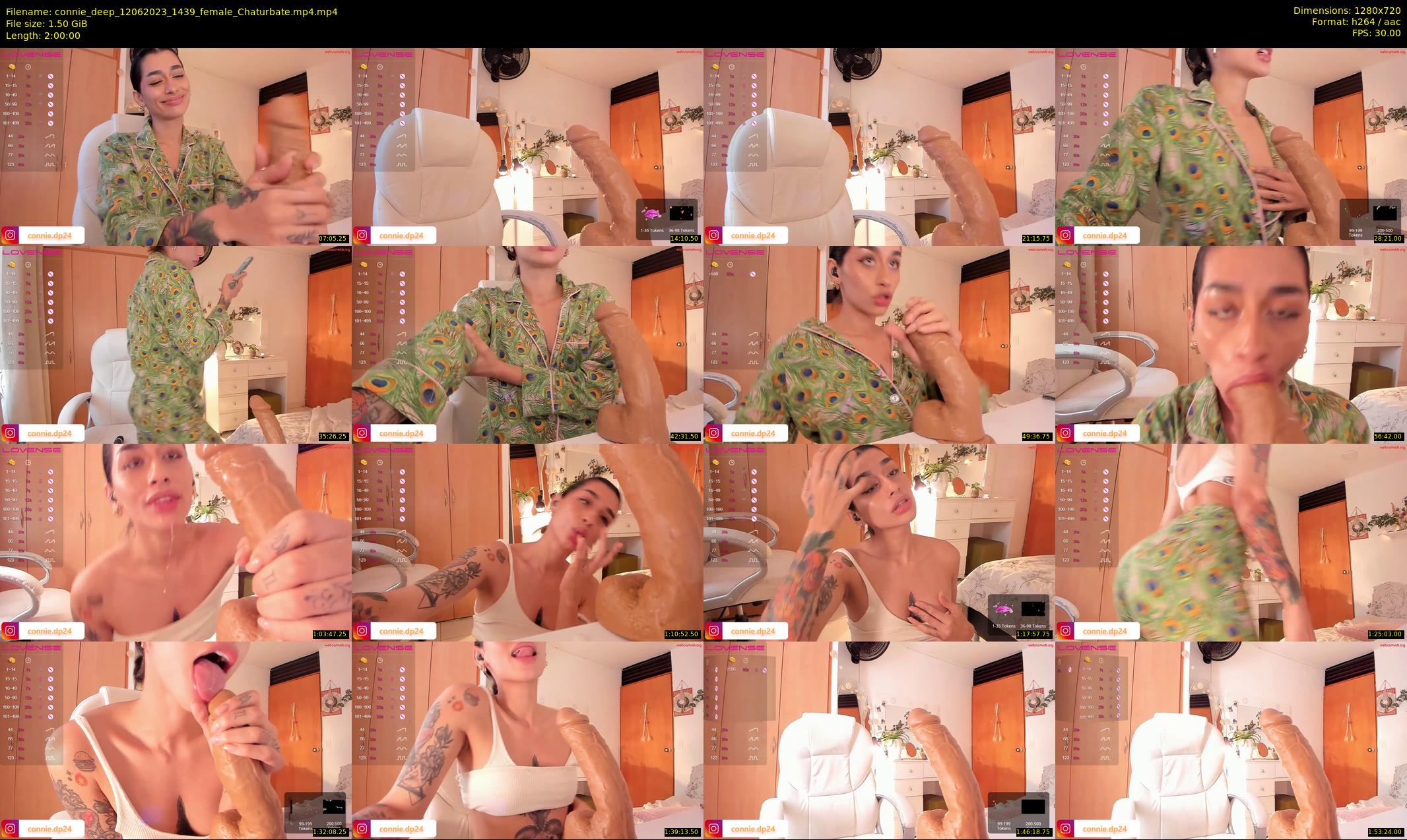 connie_deep — 120 minute Chaturbate female cam show recording, 720p, Jun 12, 2023