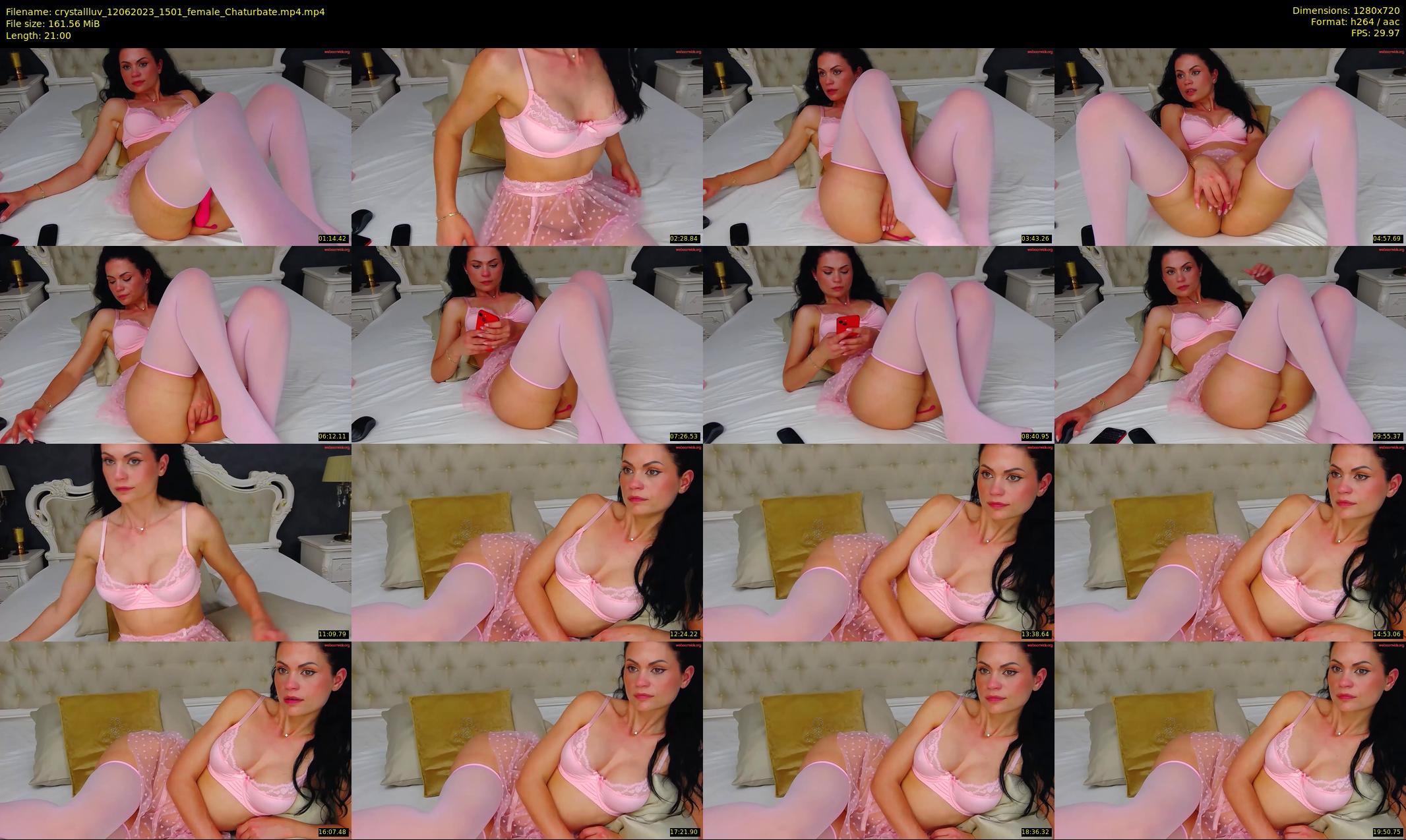 crystallluv — 21 minute Chaturbate female cam show recording, 720p, Jun 12, 2023