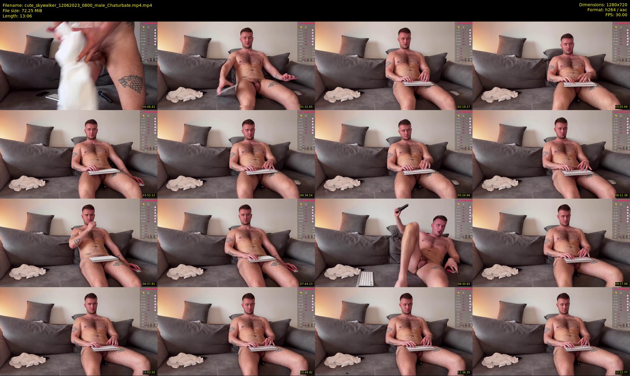 cute_skywalker — 14 minute Chaturbate male cam show recording, 720p, Jun 12, 2023