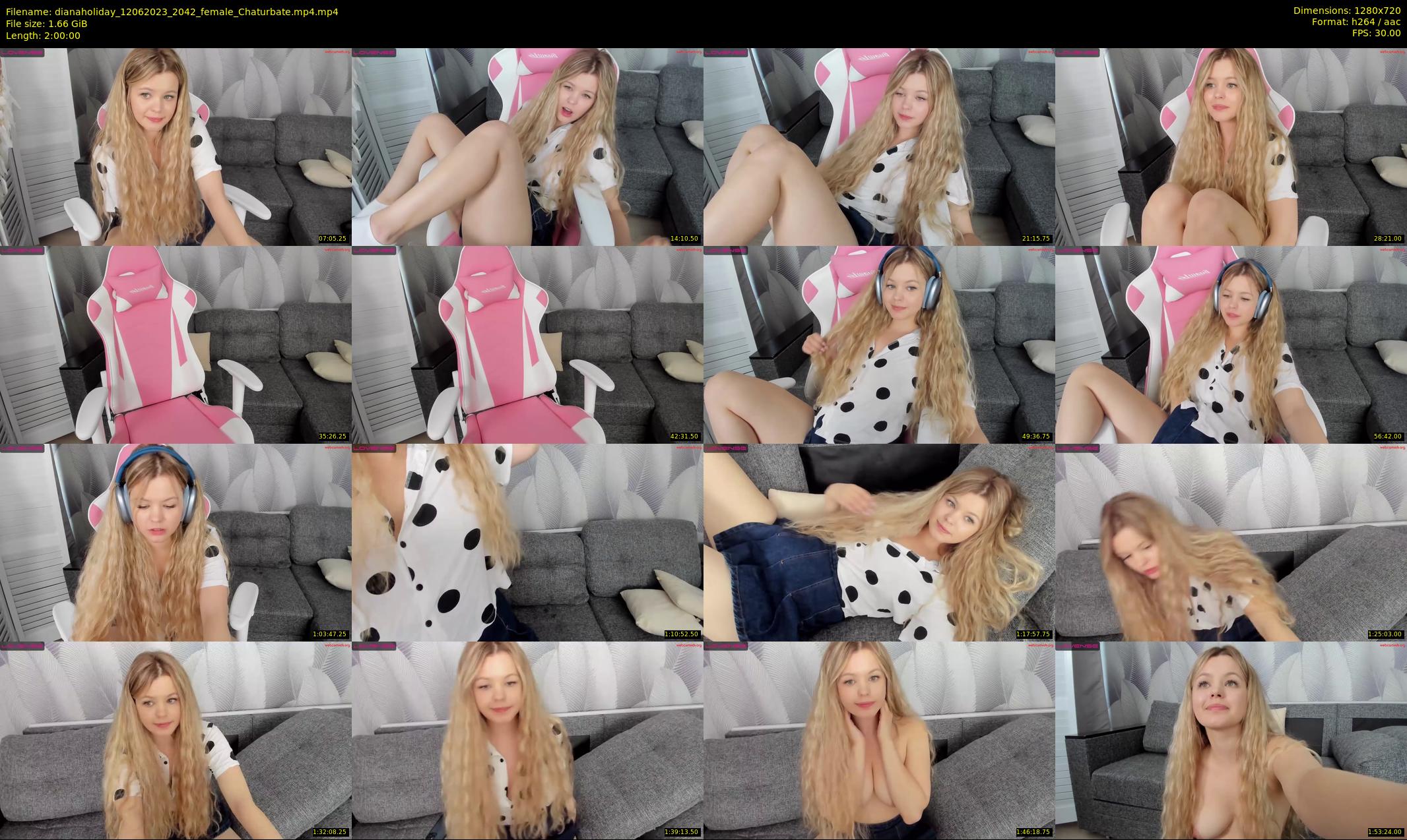 dianaholiday — 120 minute Chaturbate female cam show recording, 720p, Jun 12, 2023